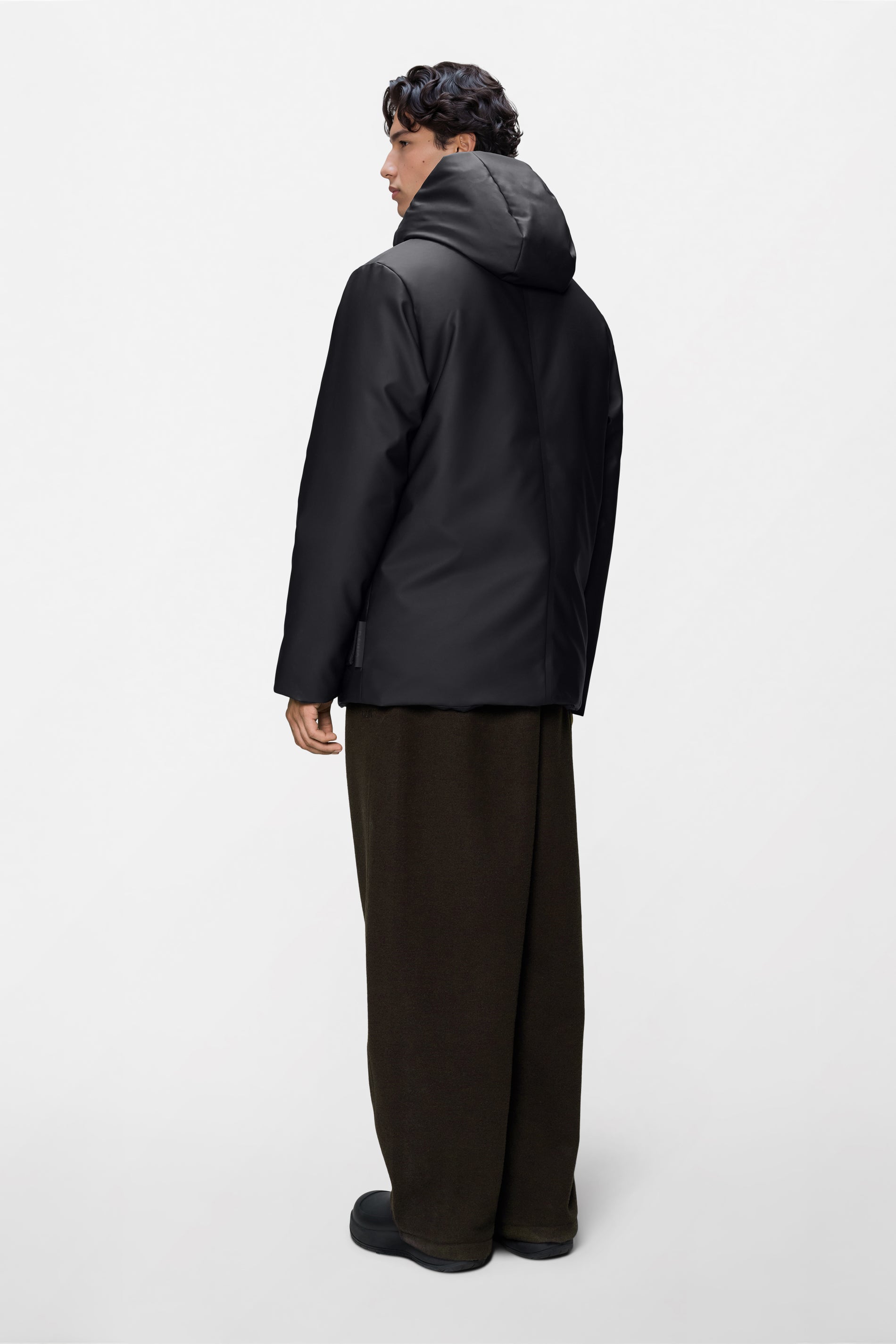 RAINS Nome Parka Black Jacket