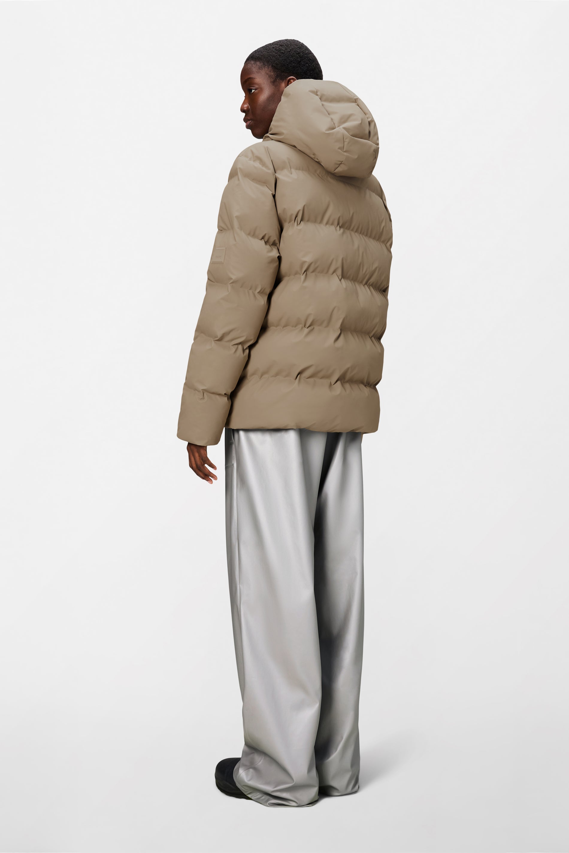 RAINS Alta Puffer Jacket Beige Jacket