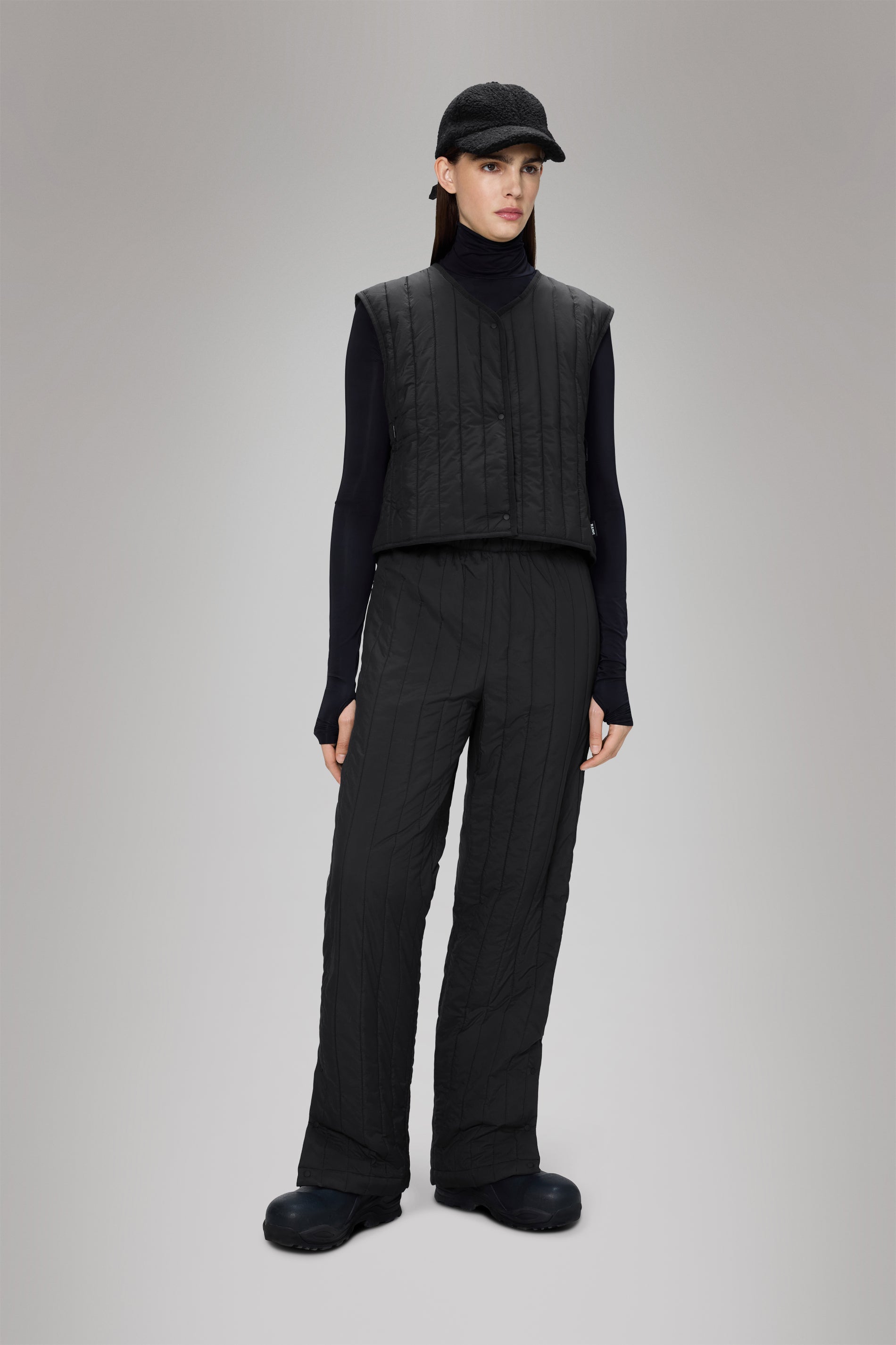 RAINS Banja Short Liner W Vest Black Vest