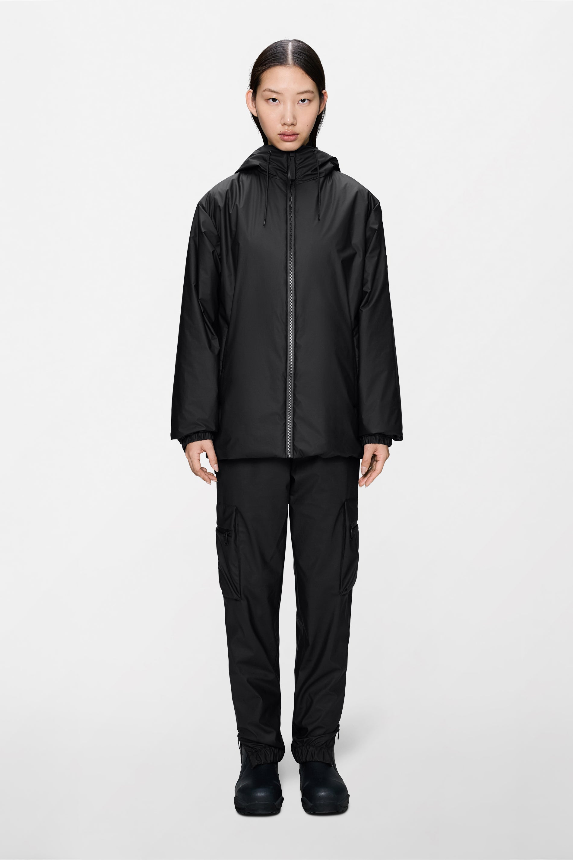 RAINS Lohja Insulated Jacket Black Jacket