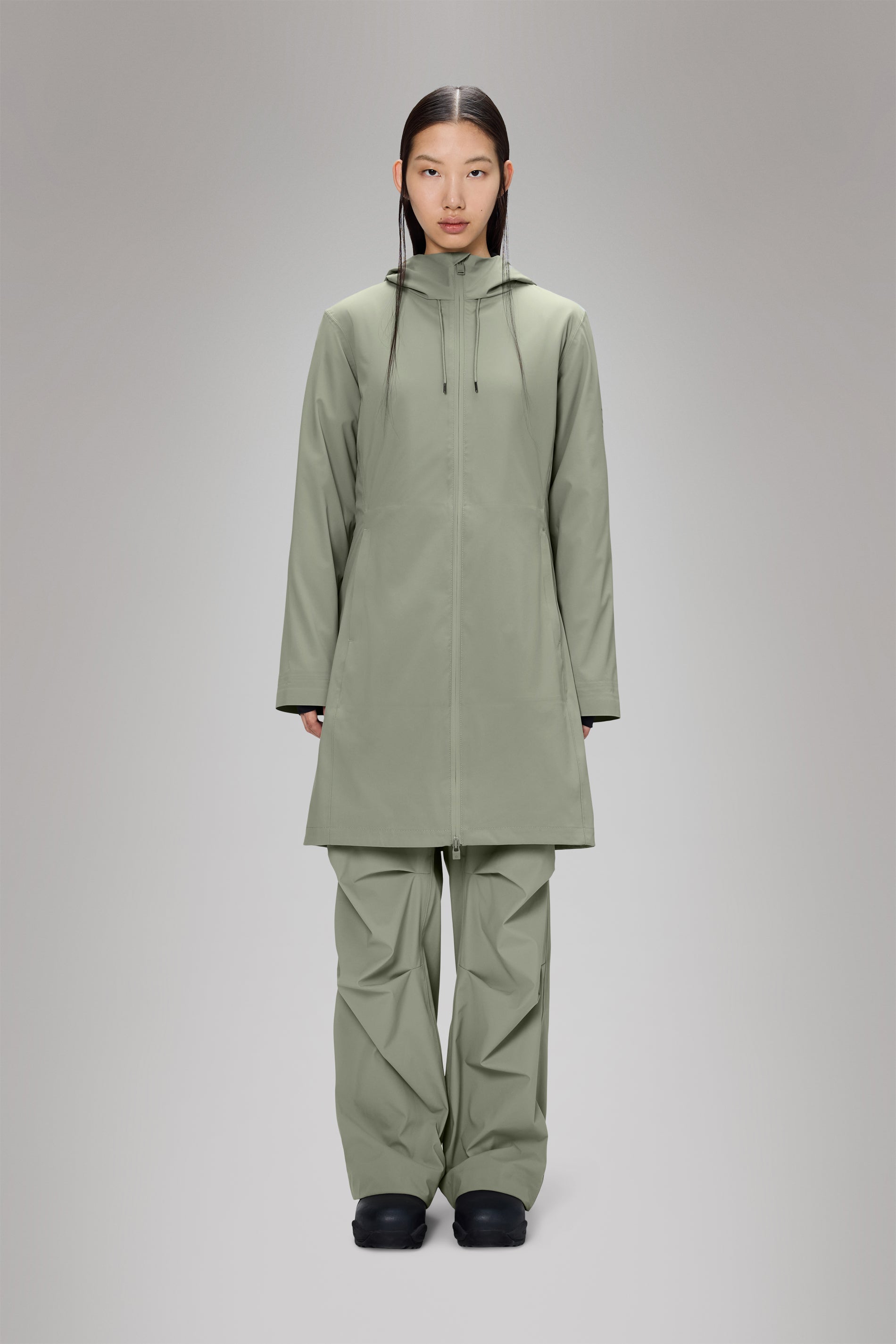 RAINS Suva Hardshell Long W Jacket Drift Jacket