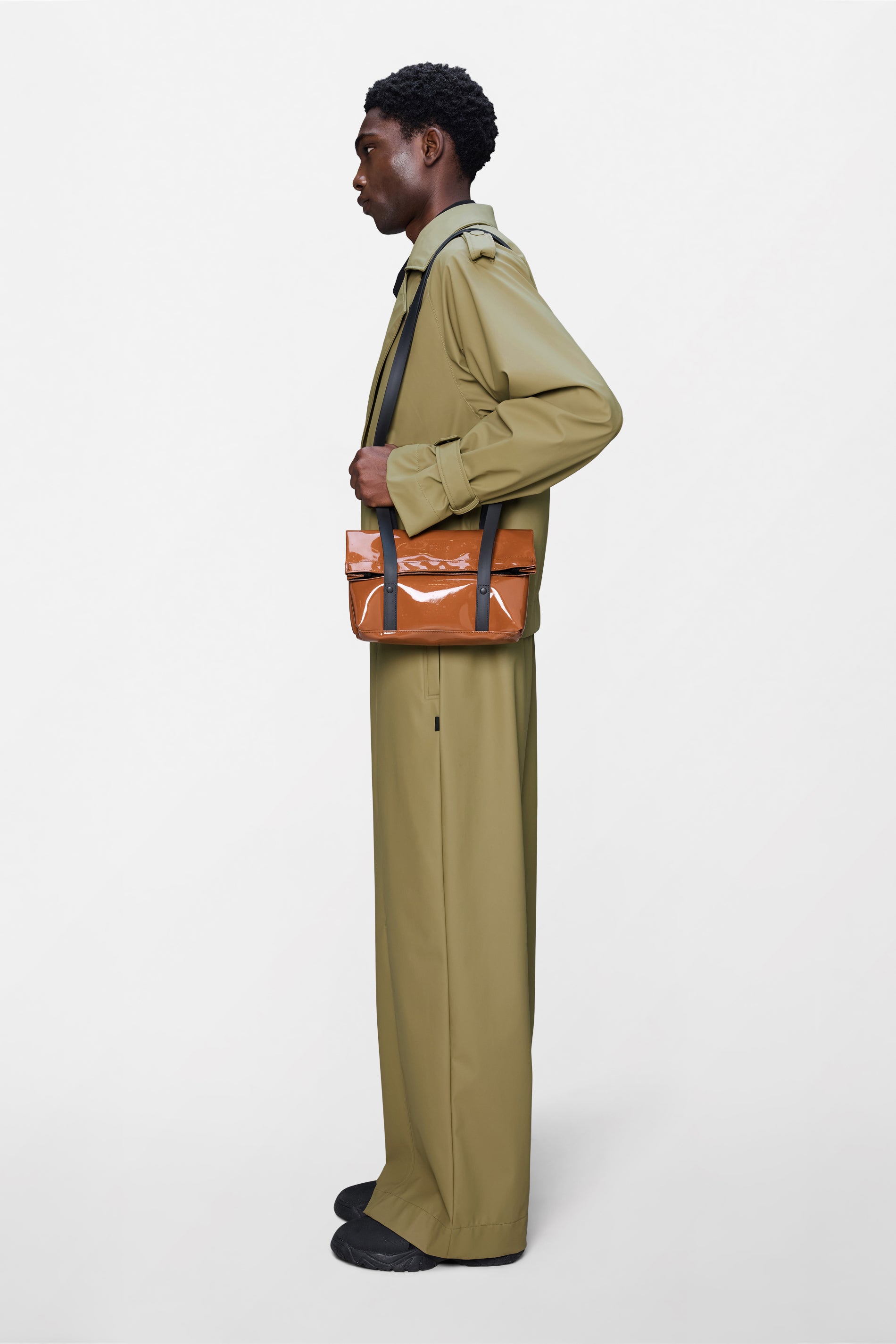 RAINS 2 Strap Crossbody Bag Ochre Crossbody