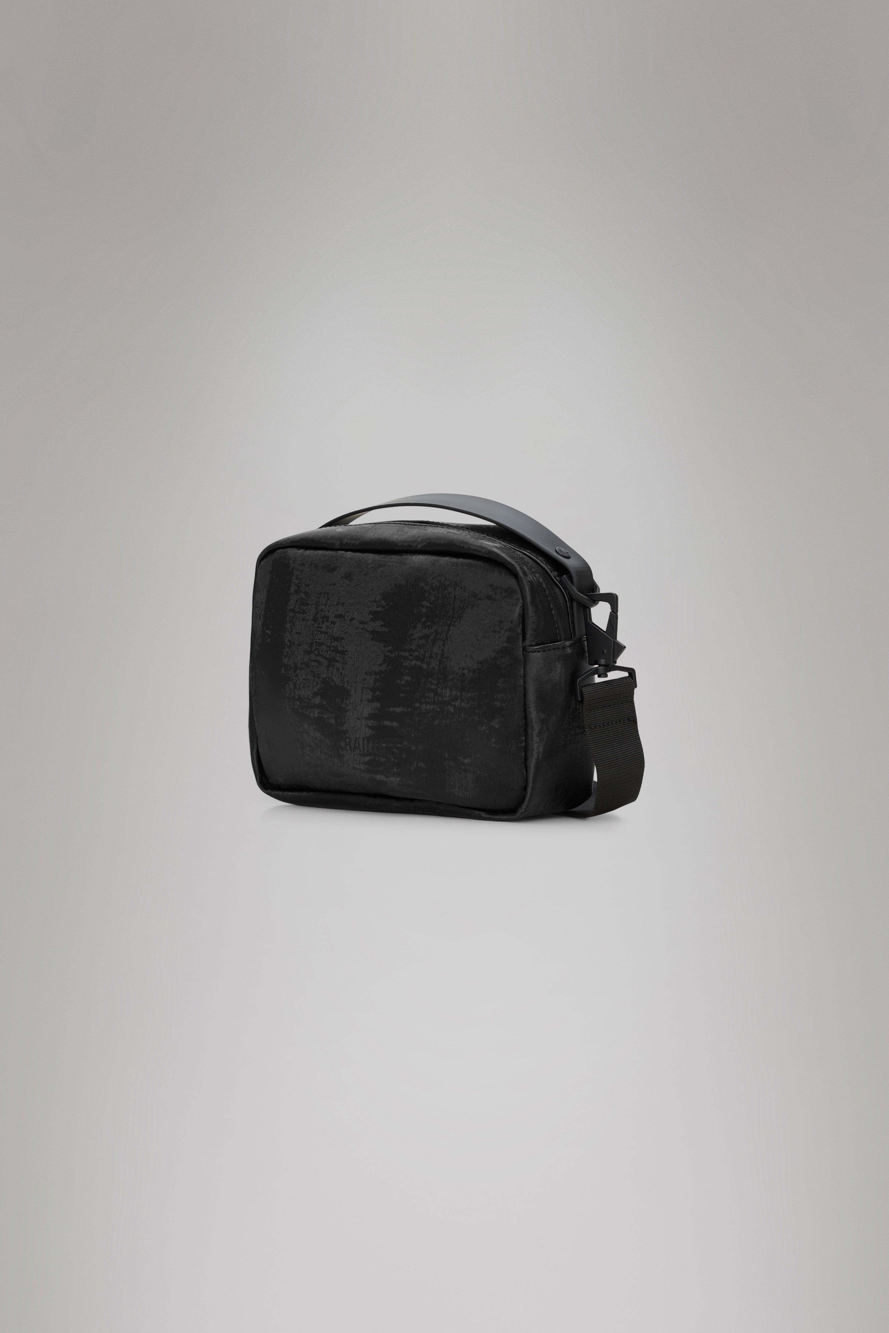RAINS Box Bag Coal Crossbody