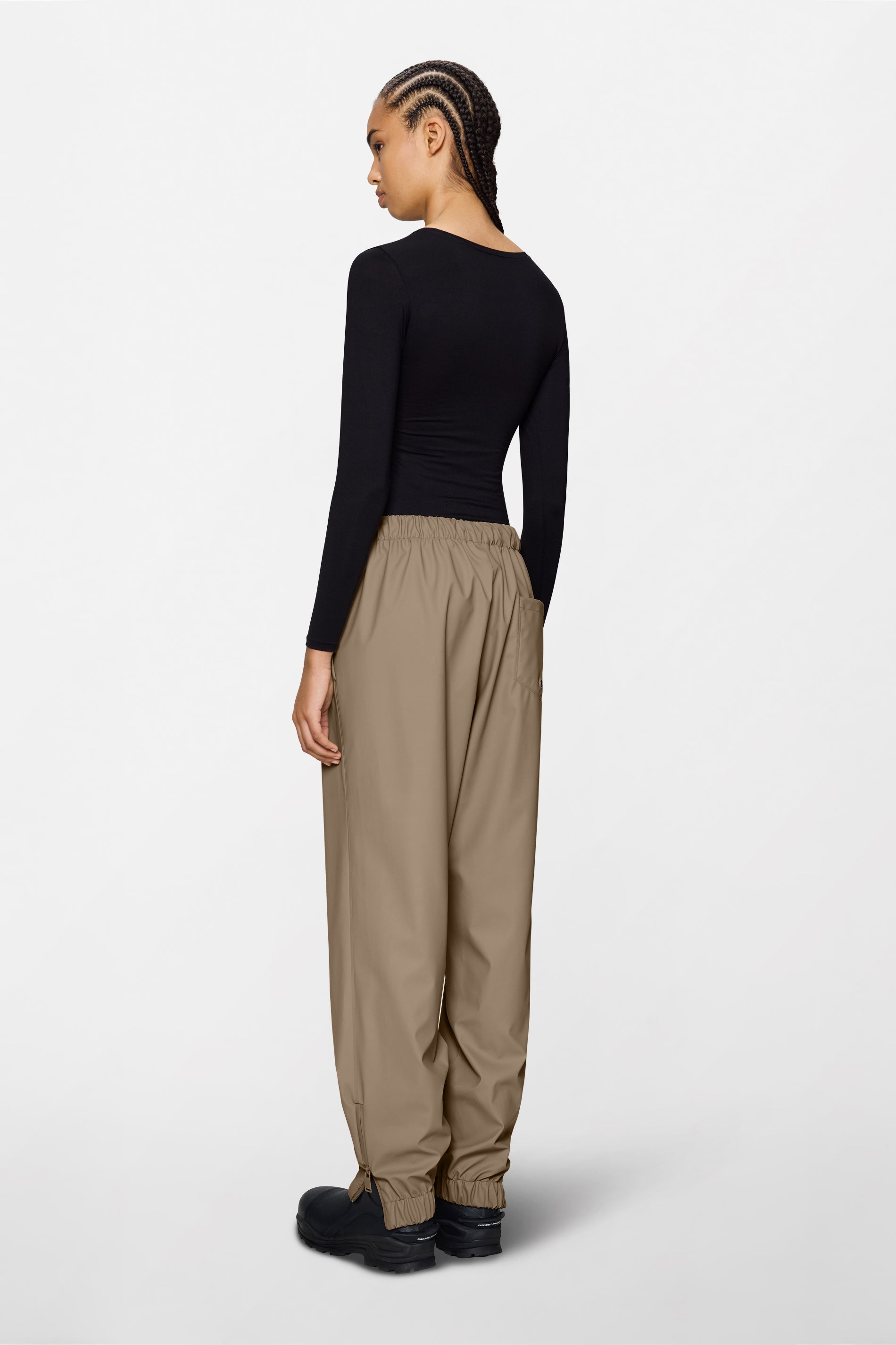 RAINS Rain Pants Regular Beige Pants