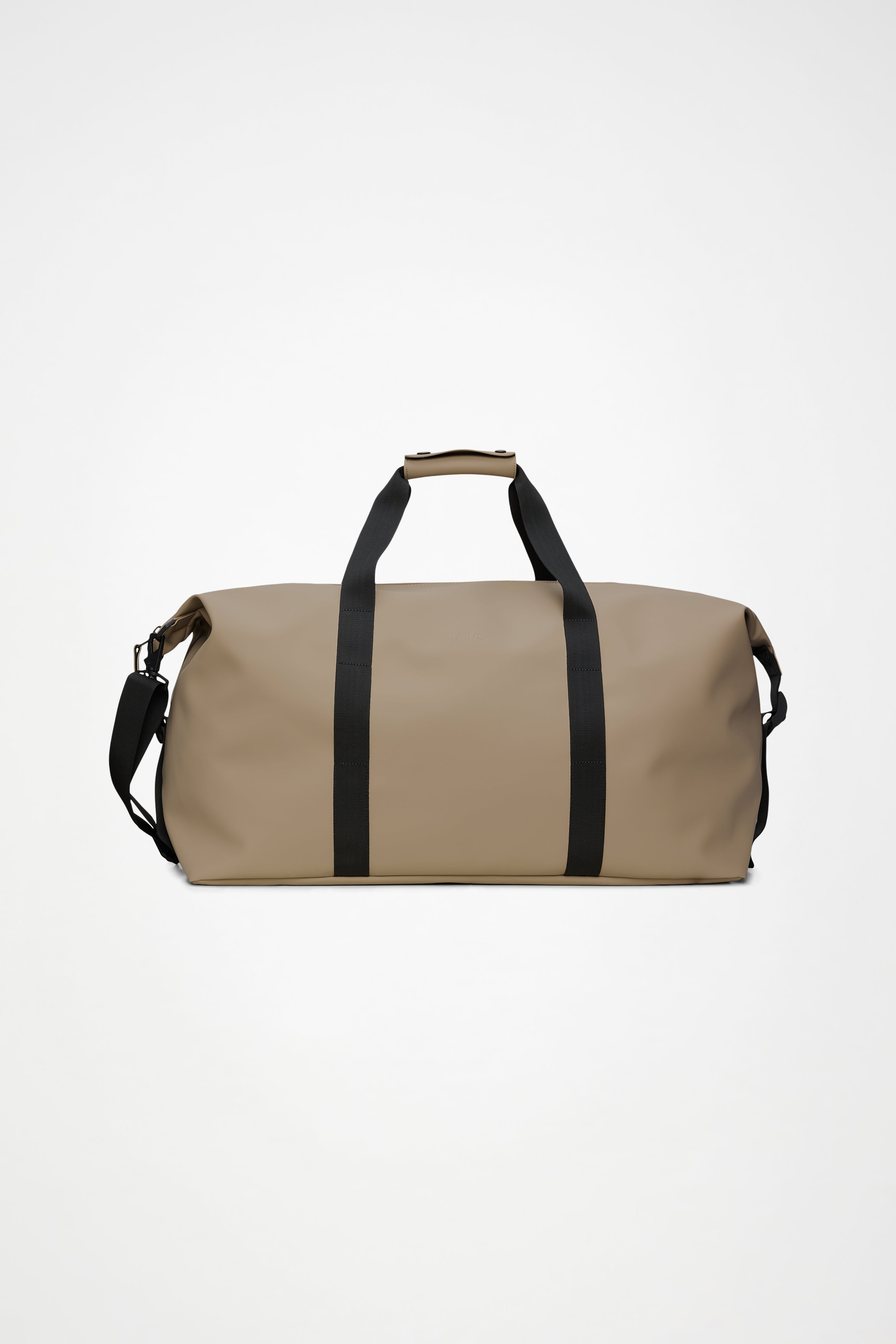 RAINS Hilo Weekend Bag Large Beige 47L H29 x D28 x W60 cm Weekender