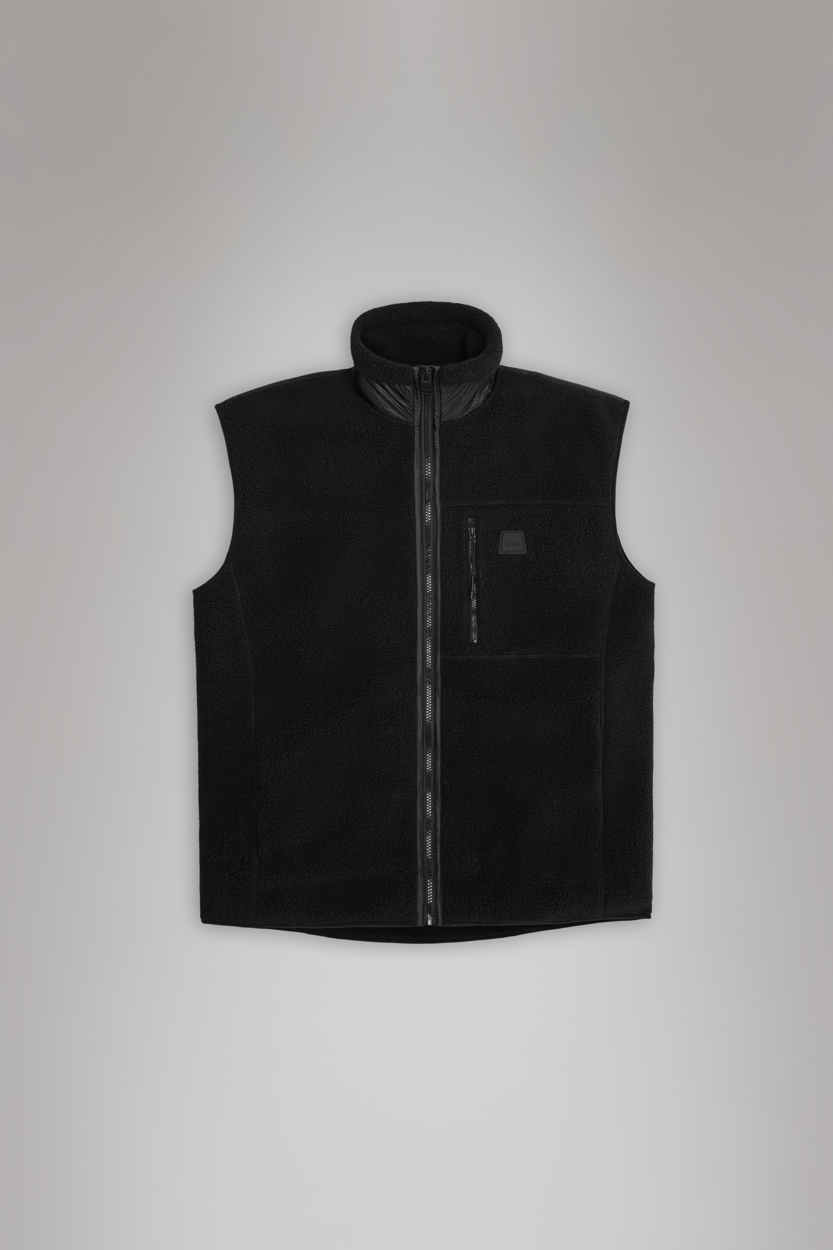 RAINS Yermo Fleece Vest Black Vest