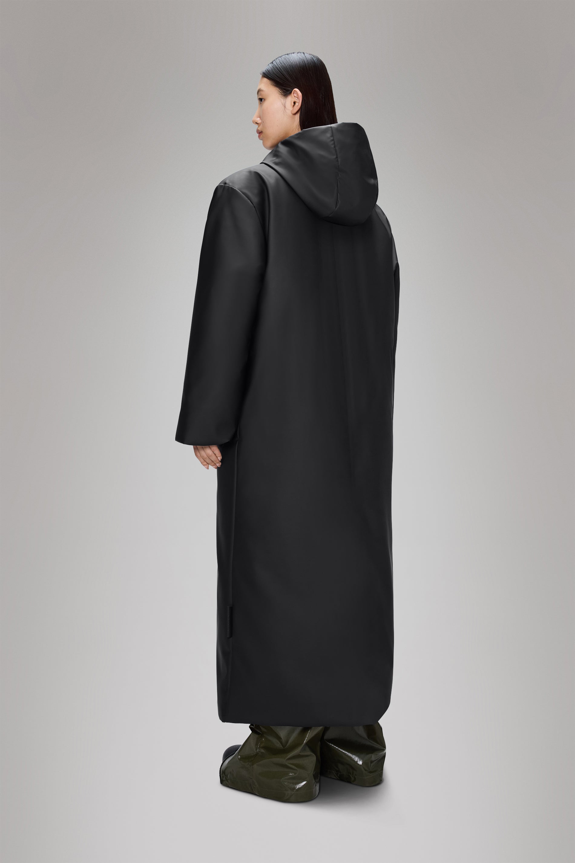 RAINS Nome Vision Longest Jacket Black Jacket