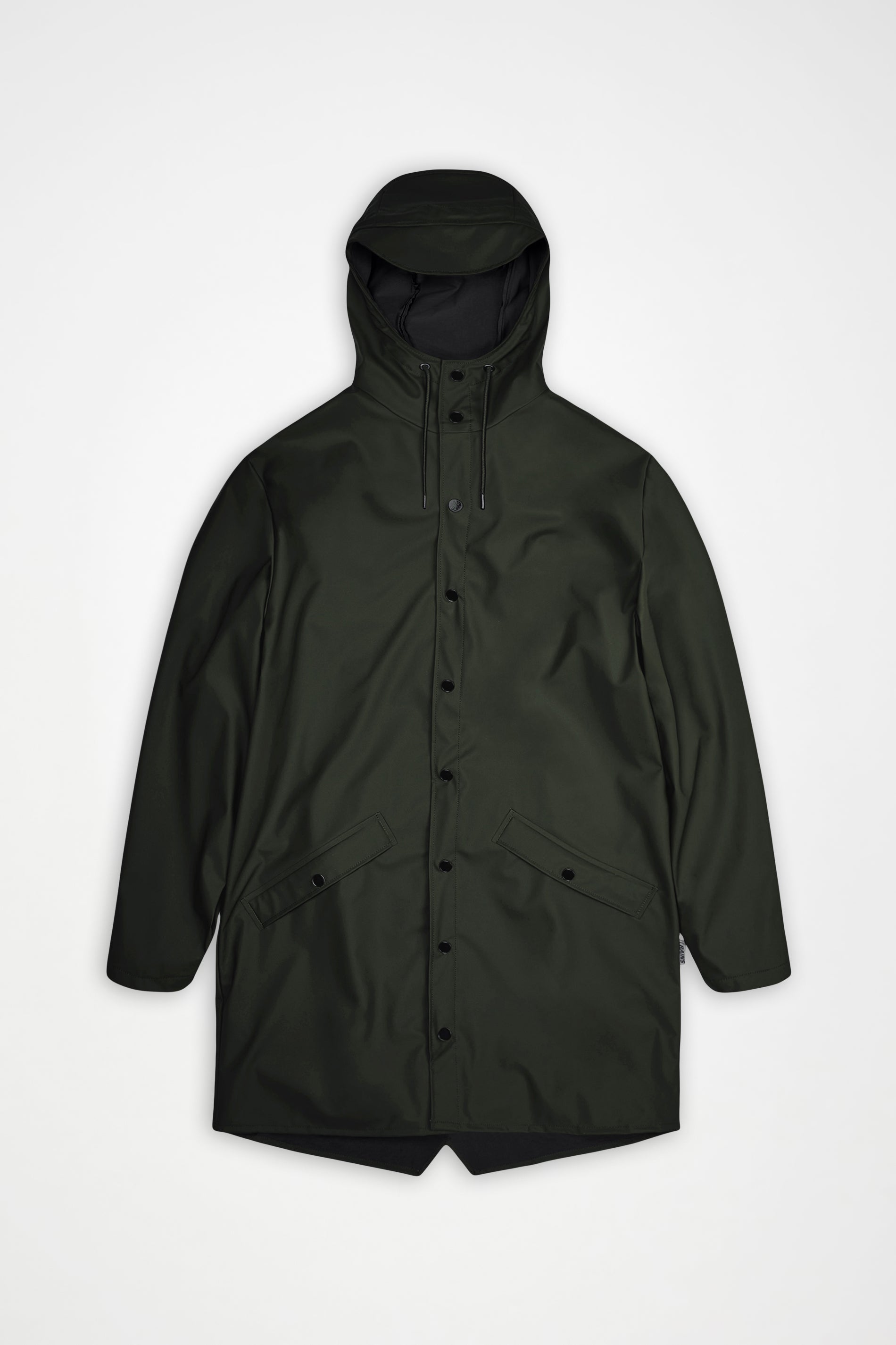 RAINS Long Jacket Green Jacket