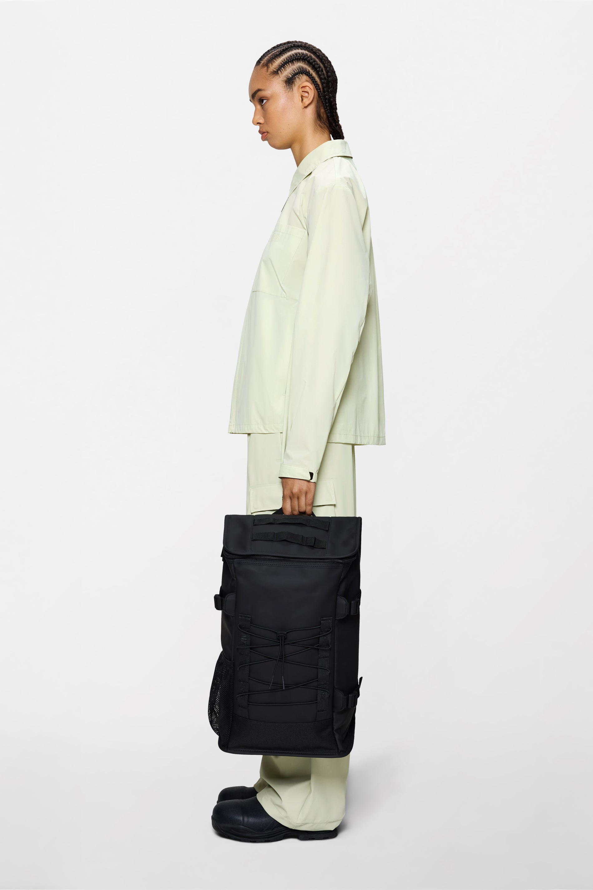 RAINS Trail Mountaineer Bag Black Backpack