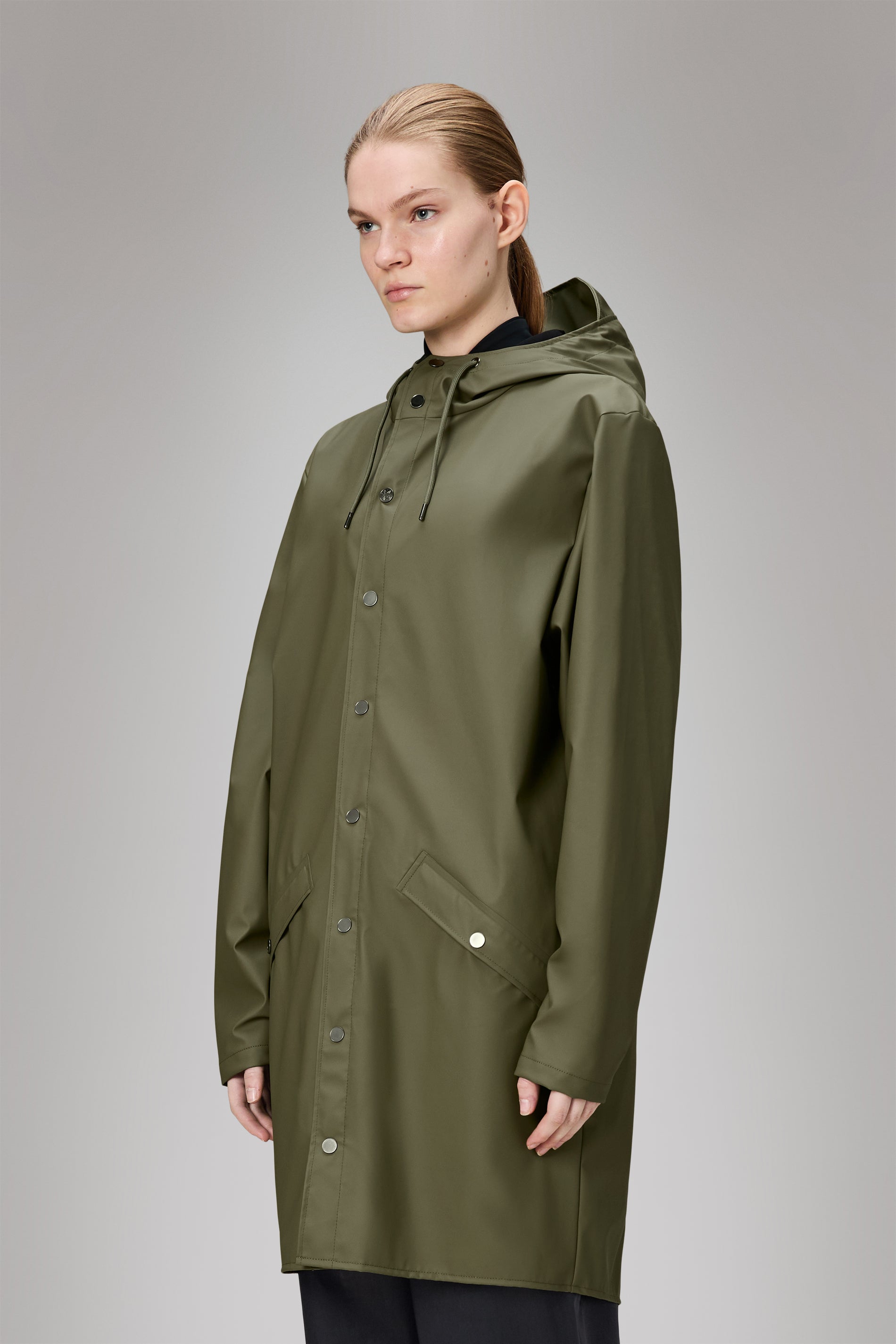 RAINS Long Jacket Marsh Jacket