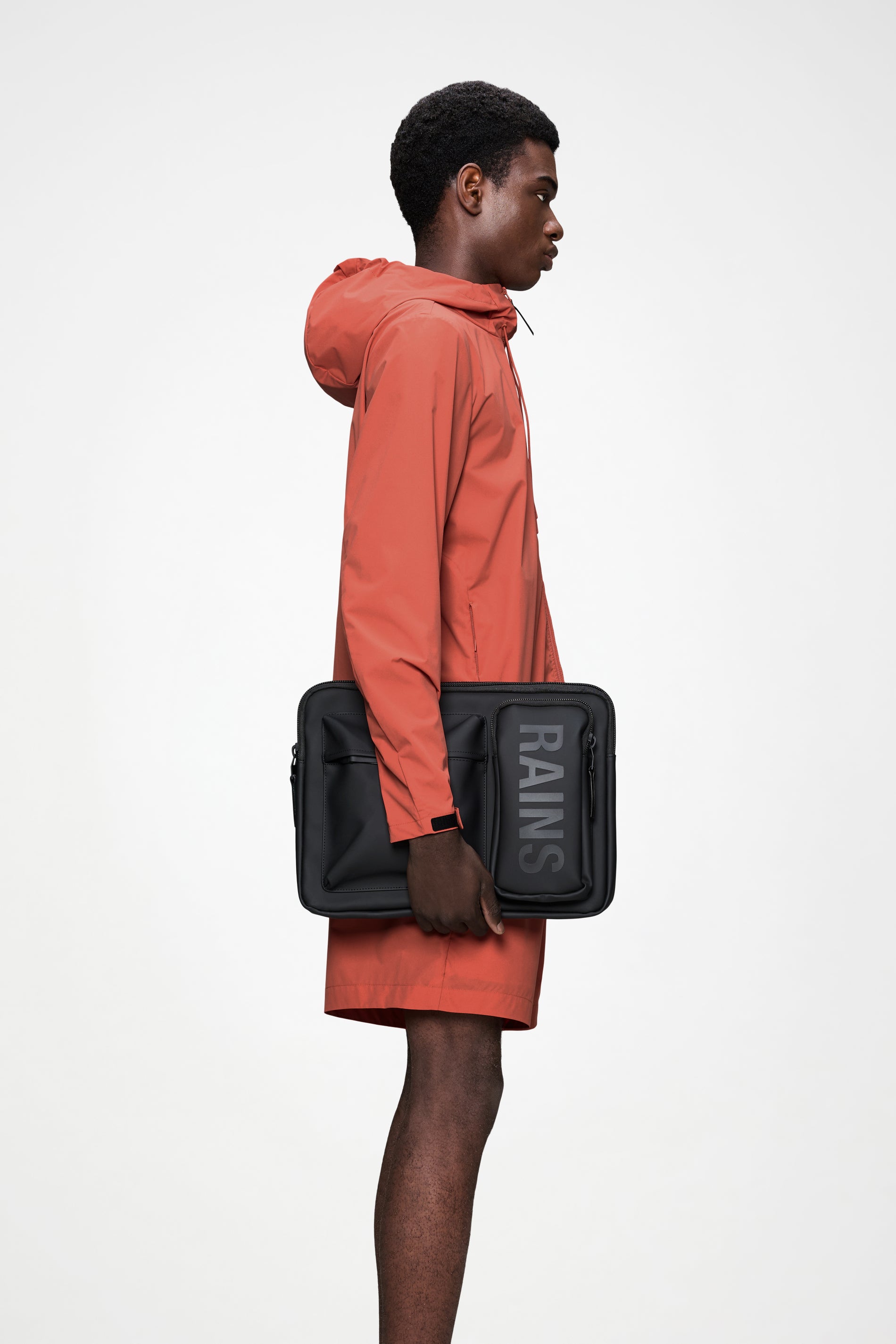 RAINS Texel Laptop Case 15″/16″ Black 2.60L H28 x D3 x W39 cm Laptop Case