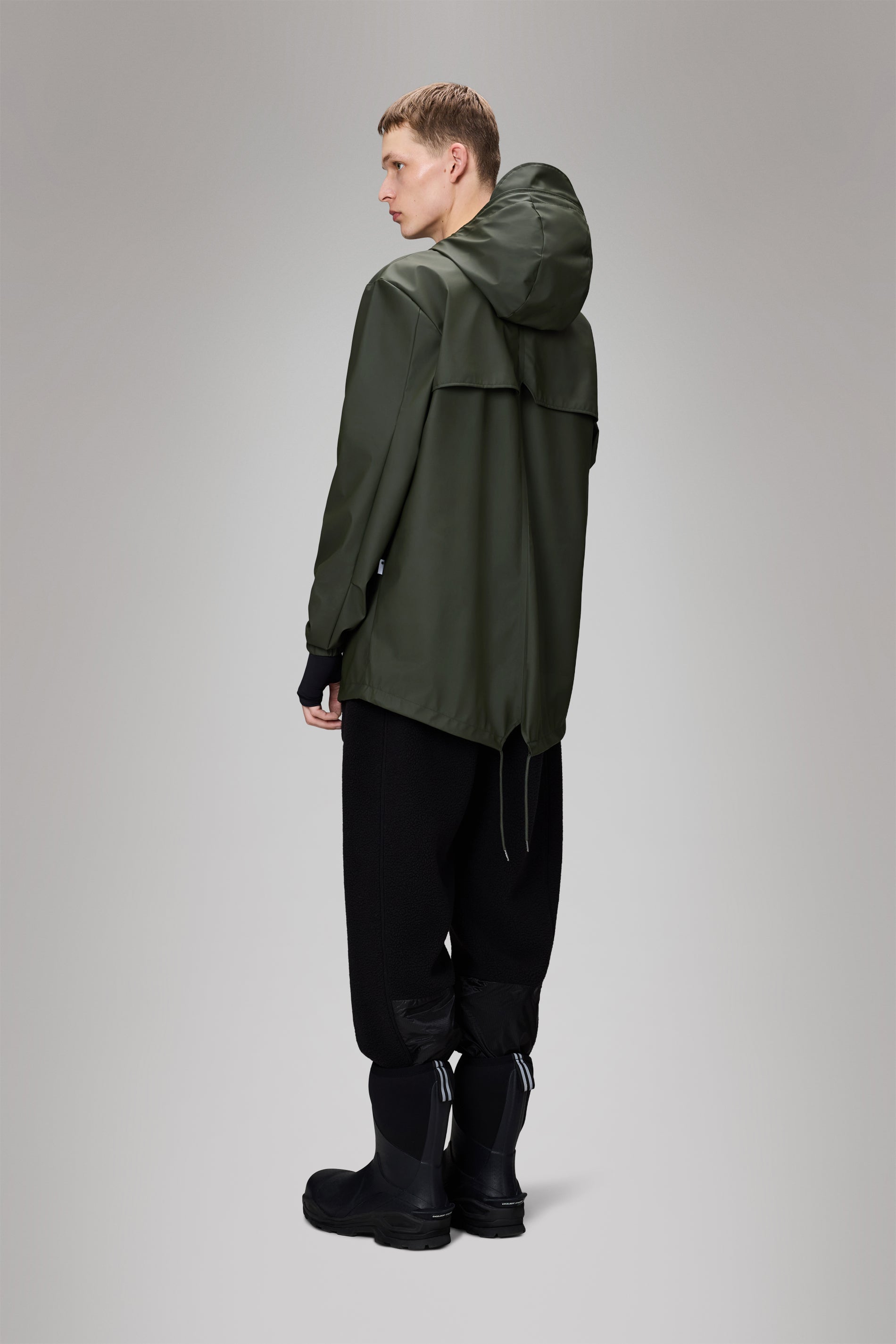 RAINS Fishtail Jacket Green Jacket