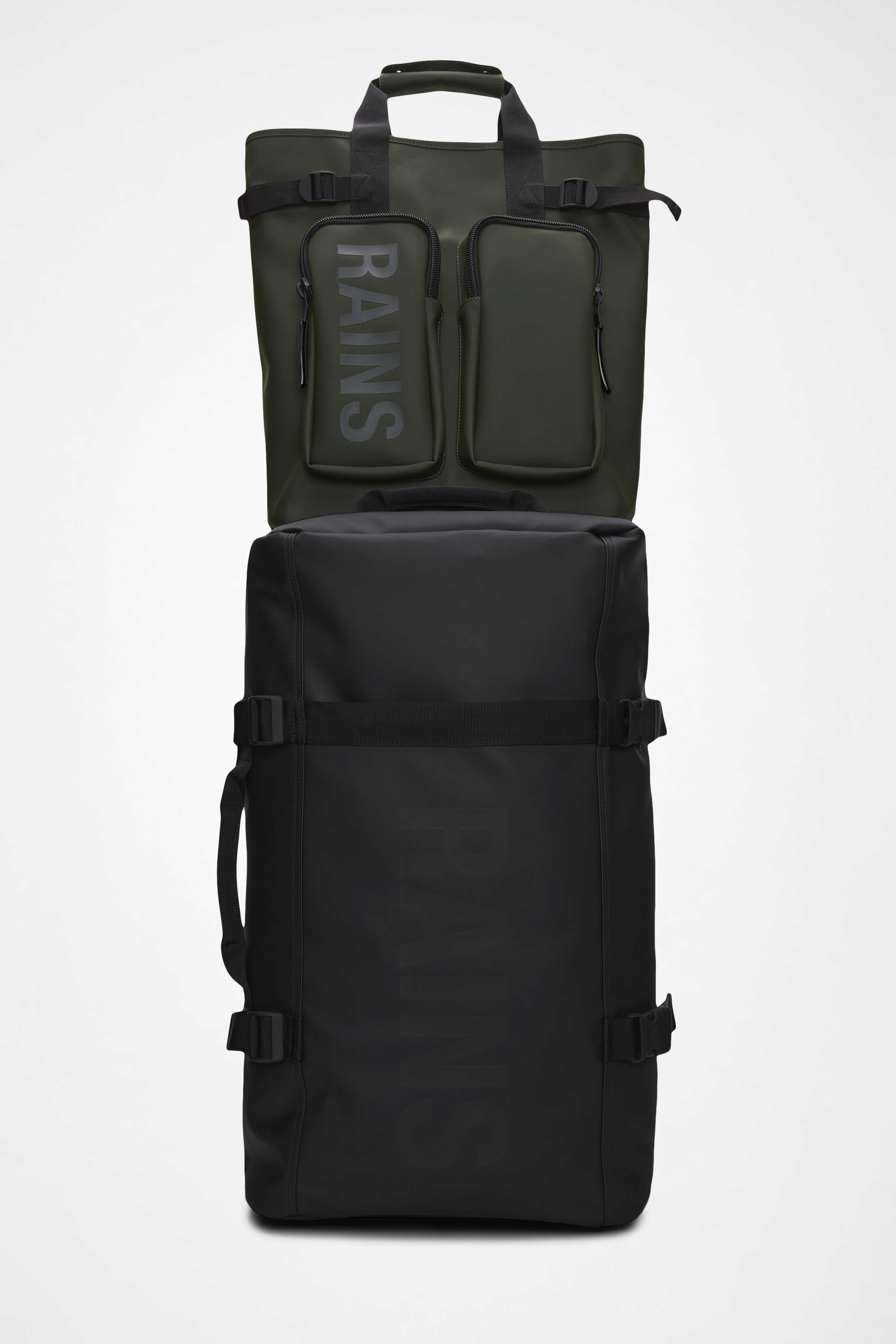 RAINS Texel Tote Backpack Green Backpack