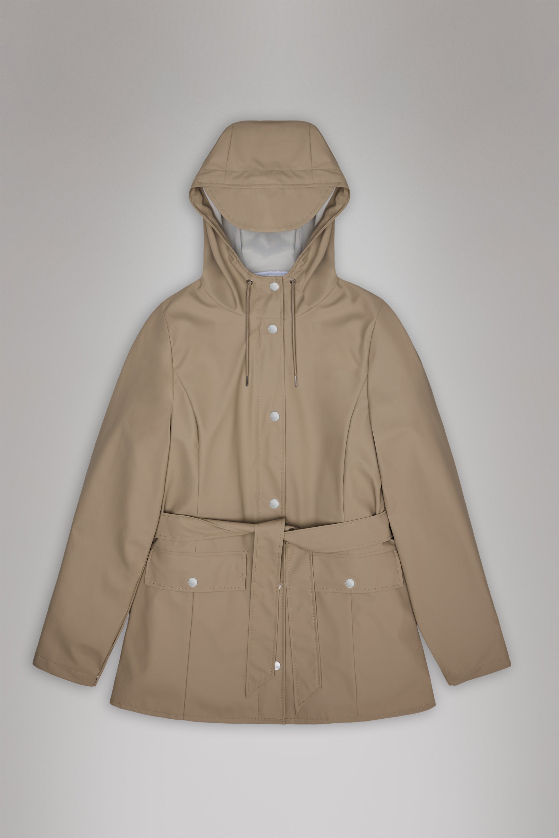 RAINS Curve Jacket Beige Jacket