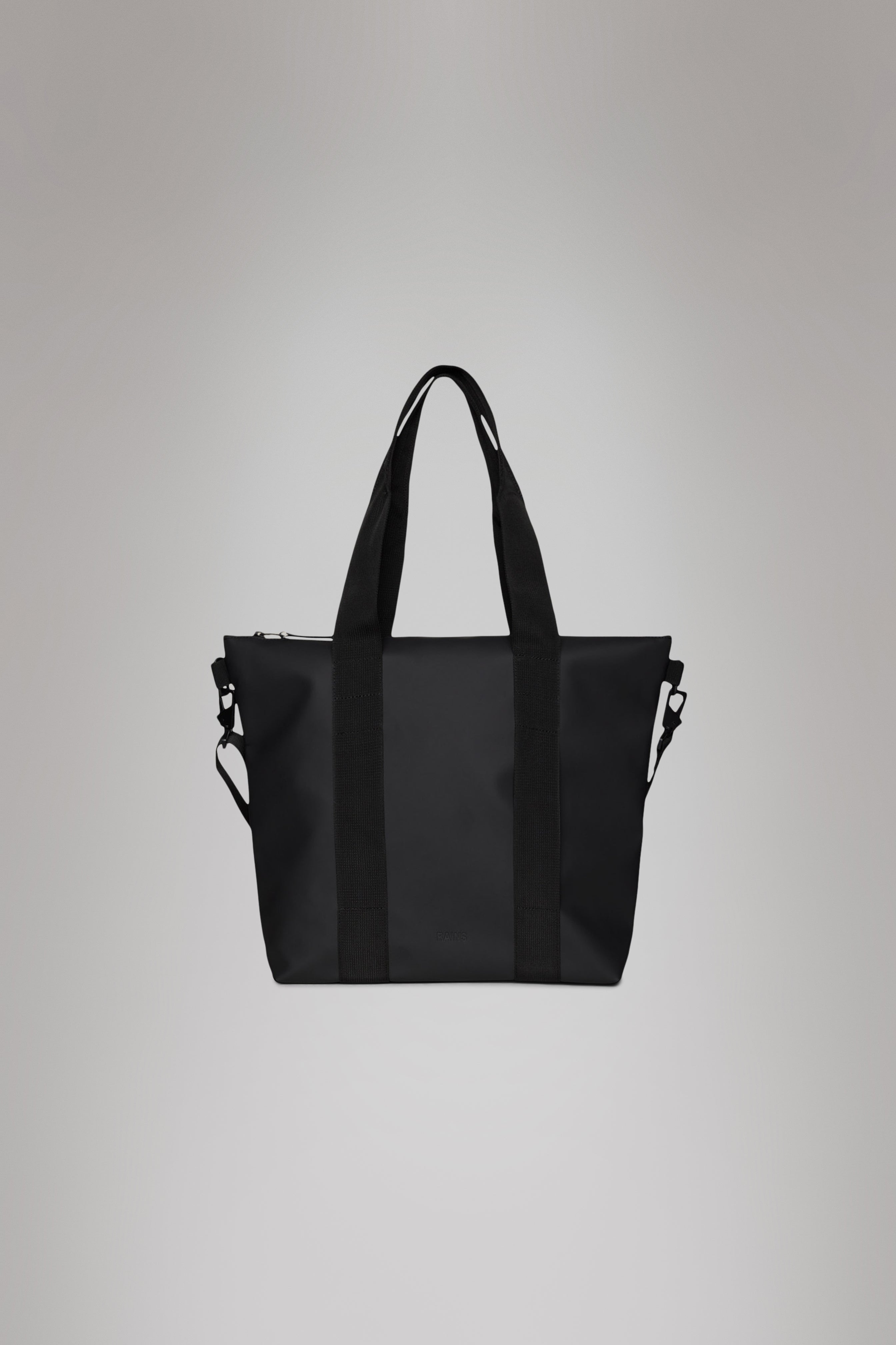 RAINS Tote Bag Mini Black 16L H36 x D13 x W40 cm Tote
