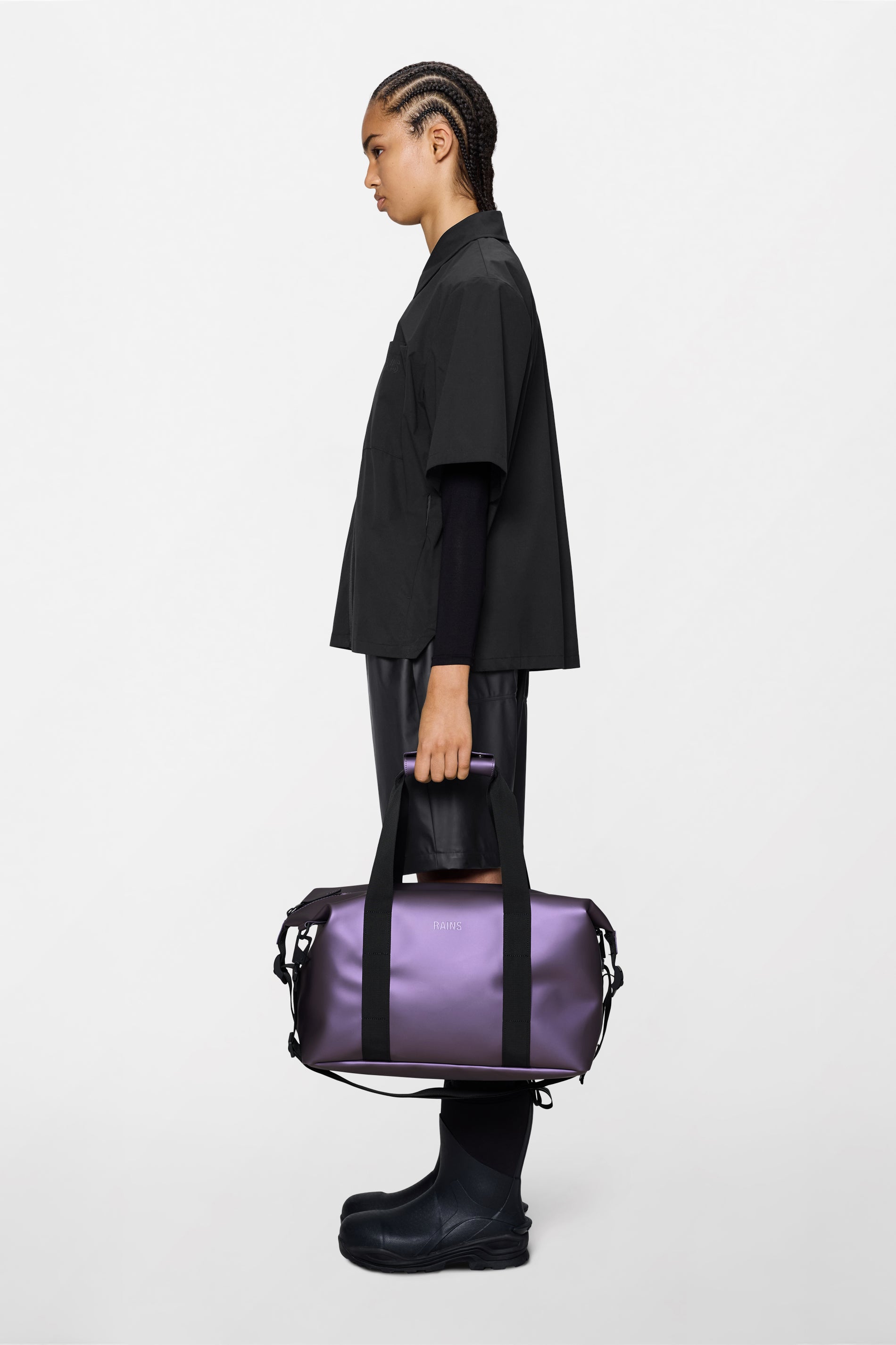 RAINS Hilo Weekend Bag Small Body 18L H26 x D20 x W40 cm Weekender