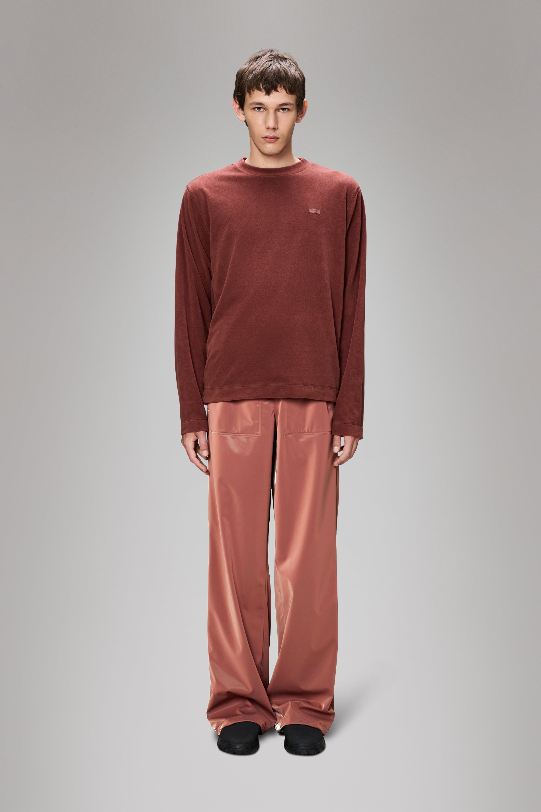 RAINS Addis Fleece Crewneck Honor Long Sleeve