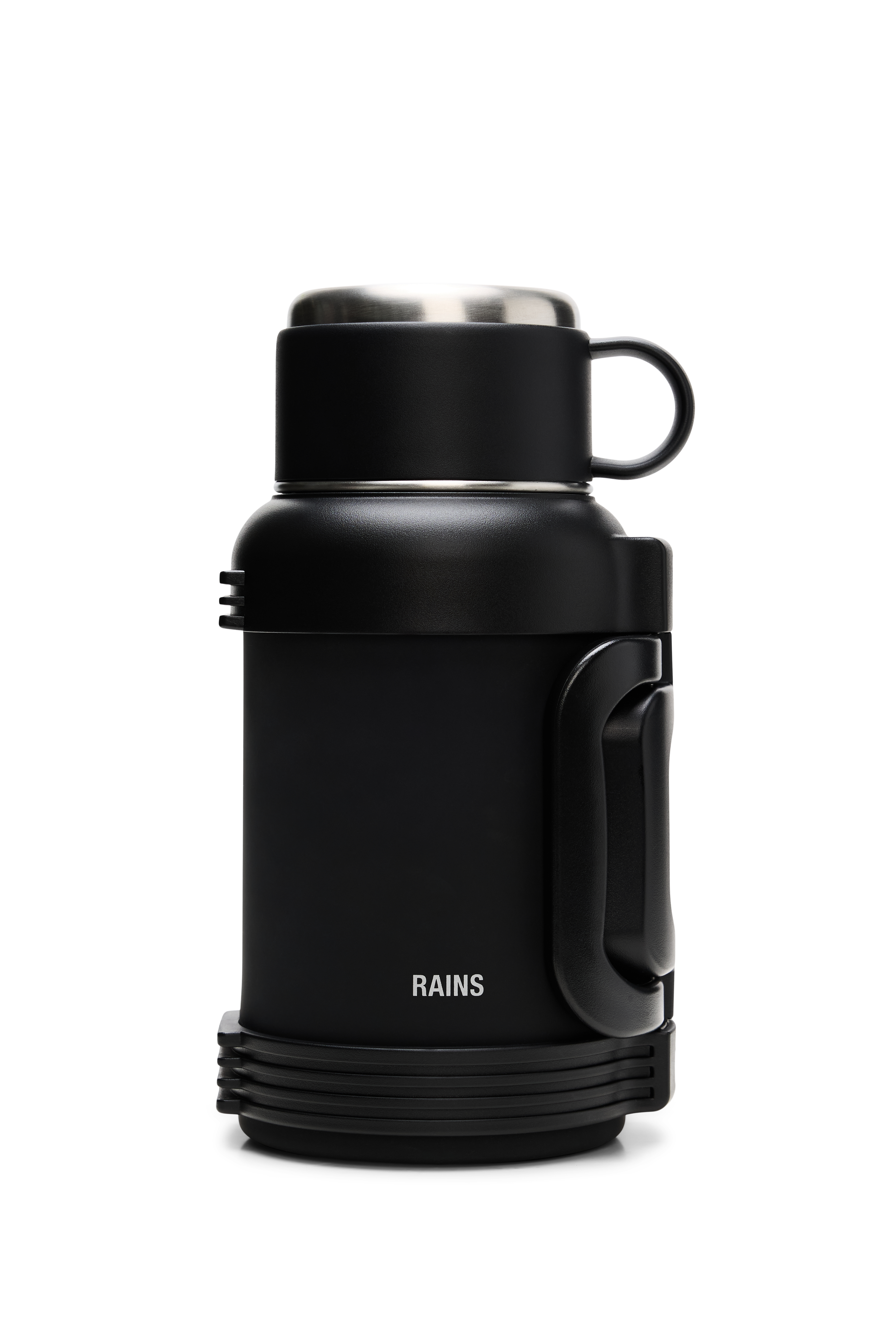 RAINS Stainless Steel Tumbler Vacuum Flask 1300ml Black Coffee Mugs