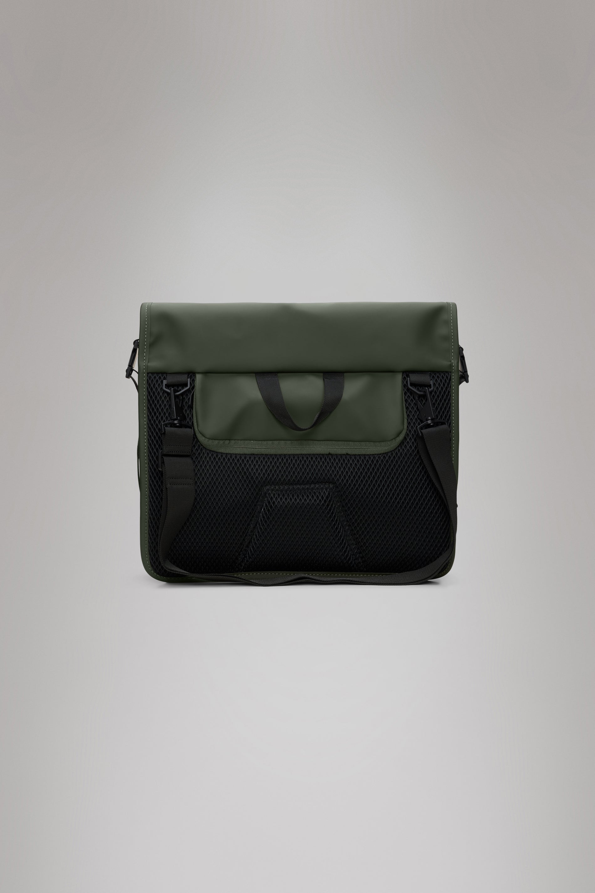 RAINS Trail Rolltop Messenger Bag Green 13L H33 x D12 x W39 cm Messenger