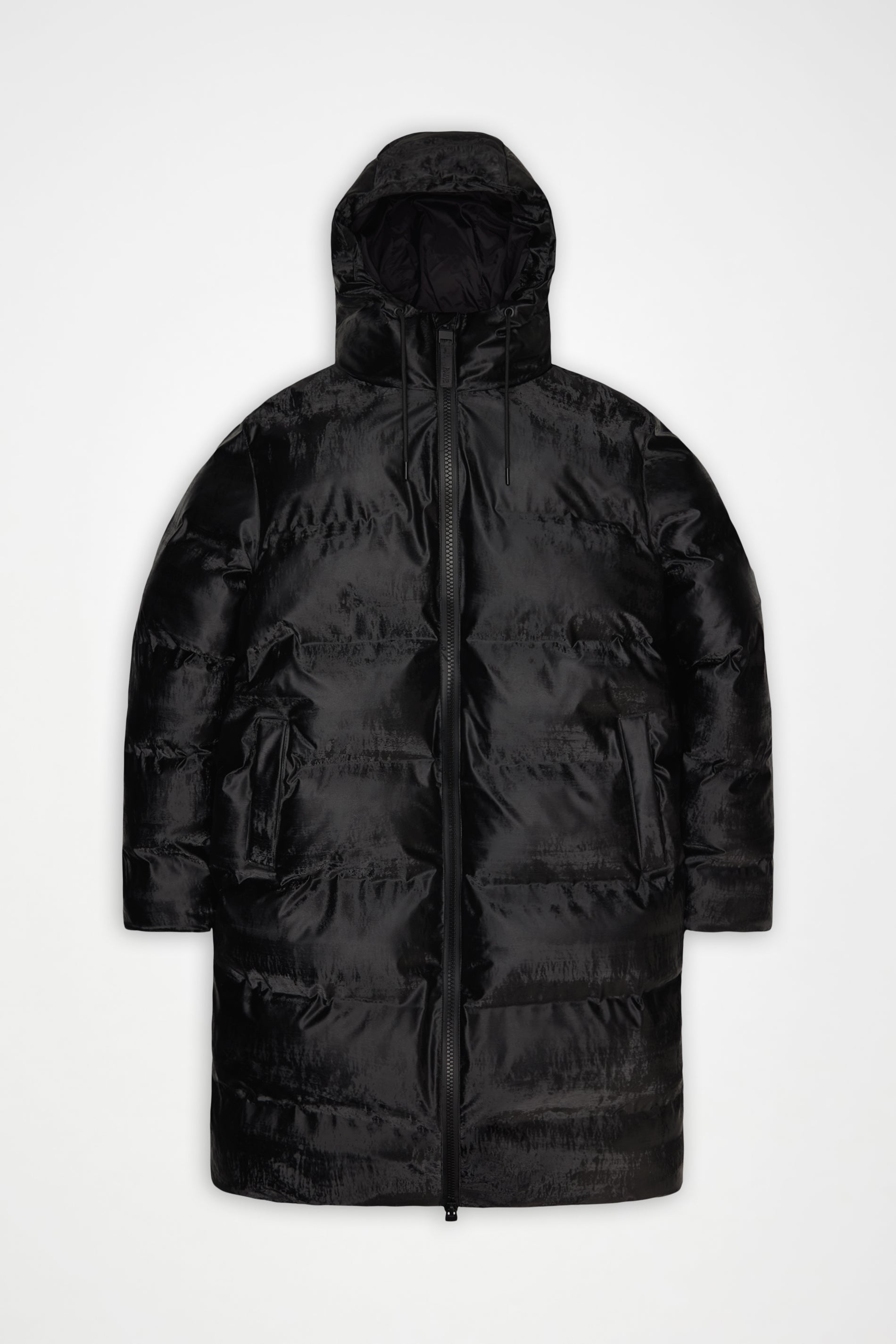 RAINS Alta Longer Puffer Jacket Coal Jacket
