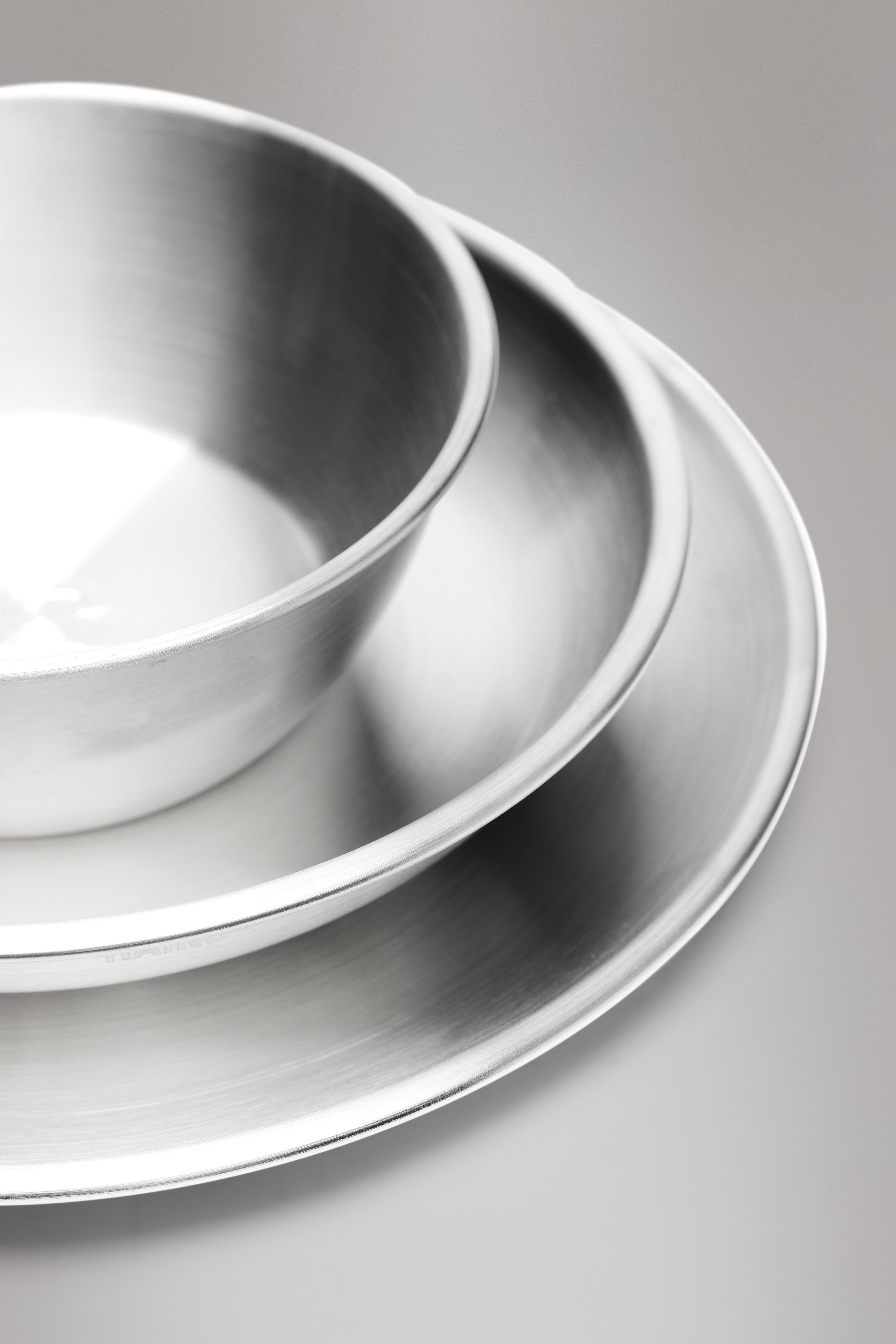 RAINS Stainless Steel 2-Pack Deep Plates Steel Food Storage