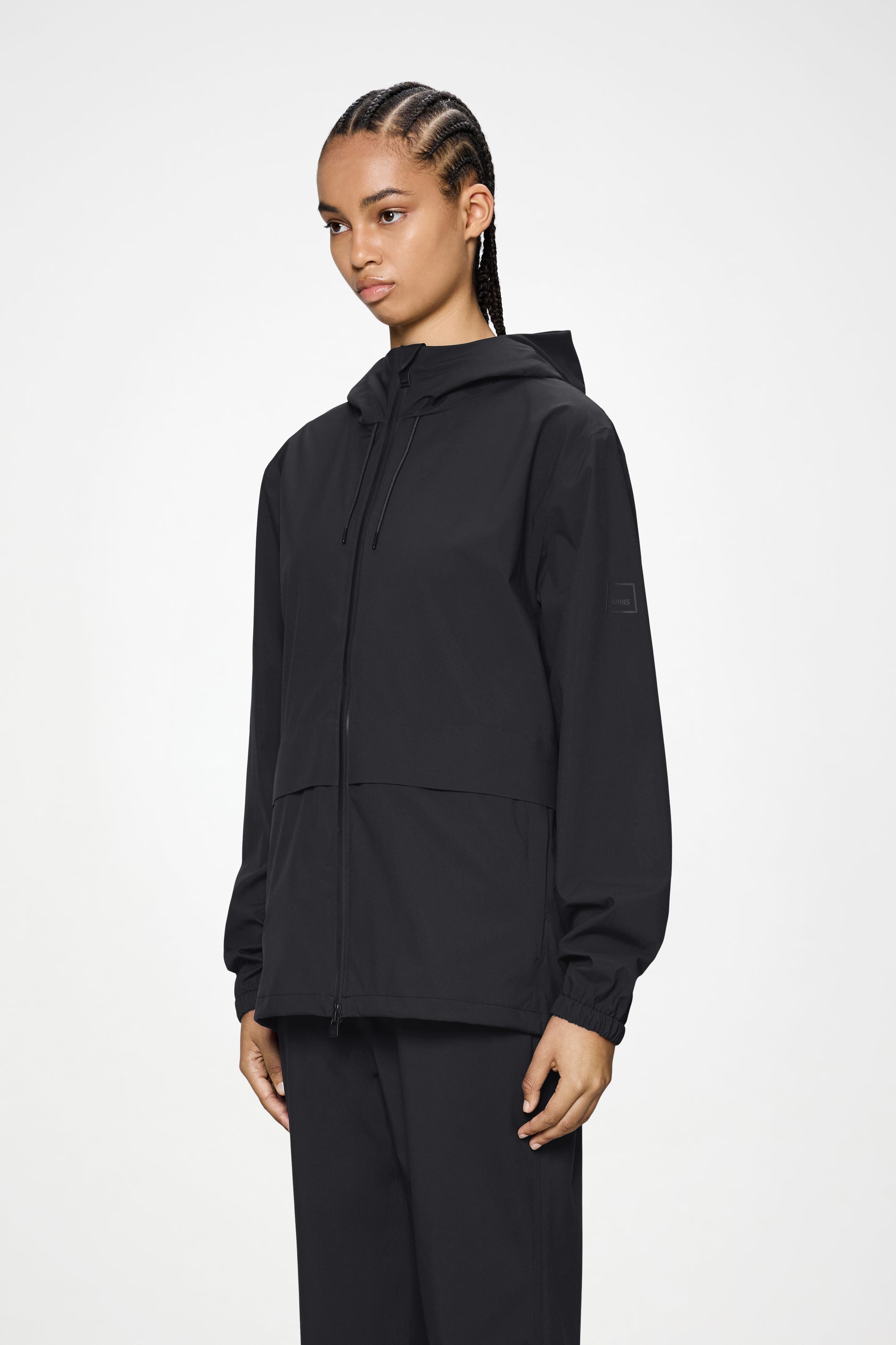 RAINS Suva Hardshell Pocket Jacket Black Jacket