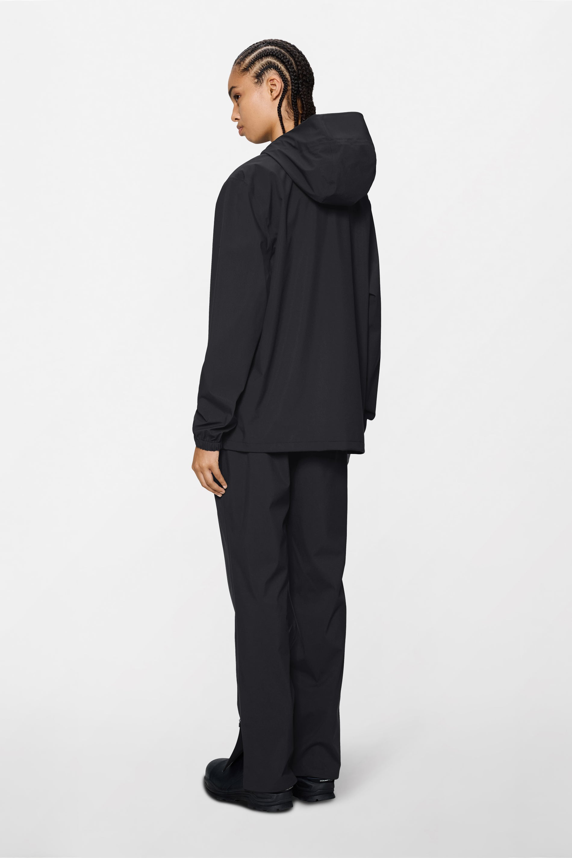 RAINS Suva Hardshell Pocket Jacket Black Jacket