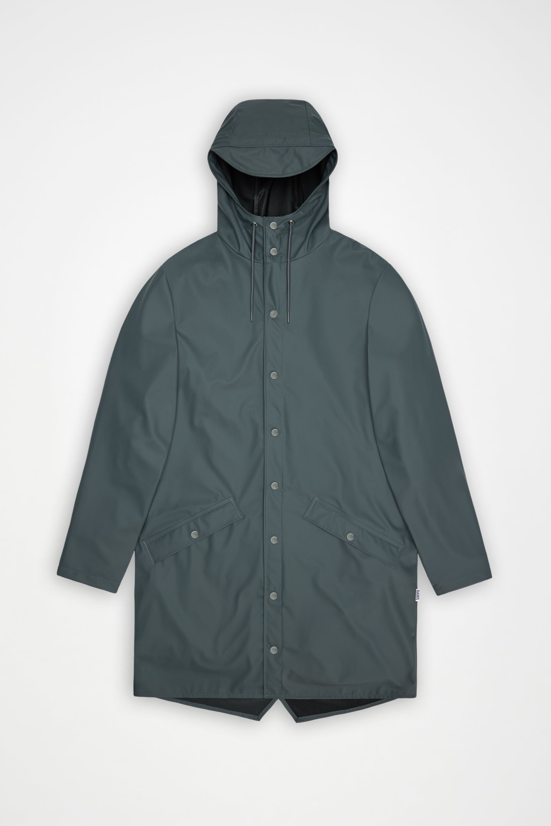 RAINS Long Jacket Dark Grey Jacket