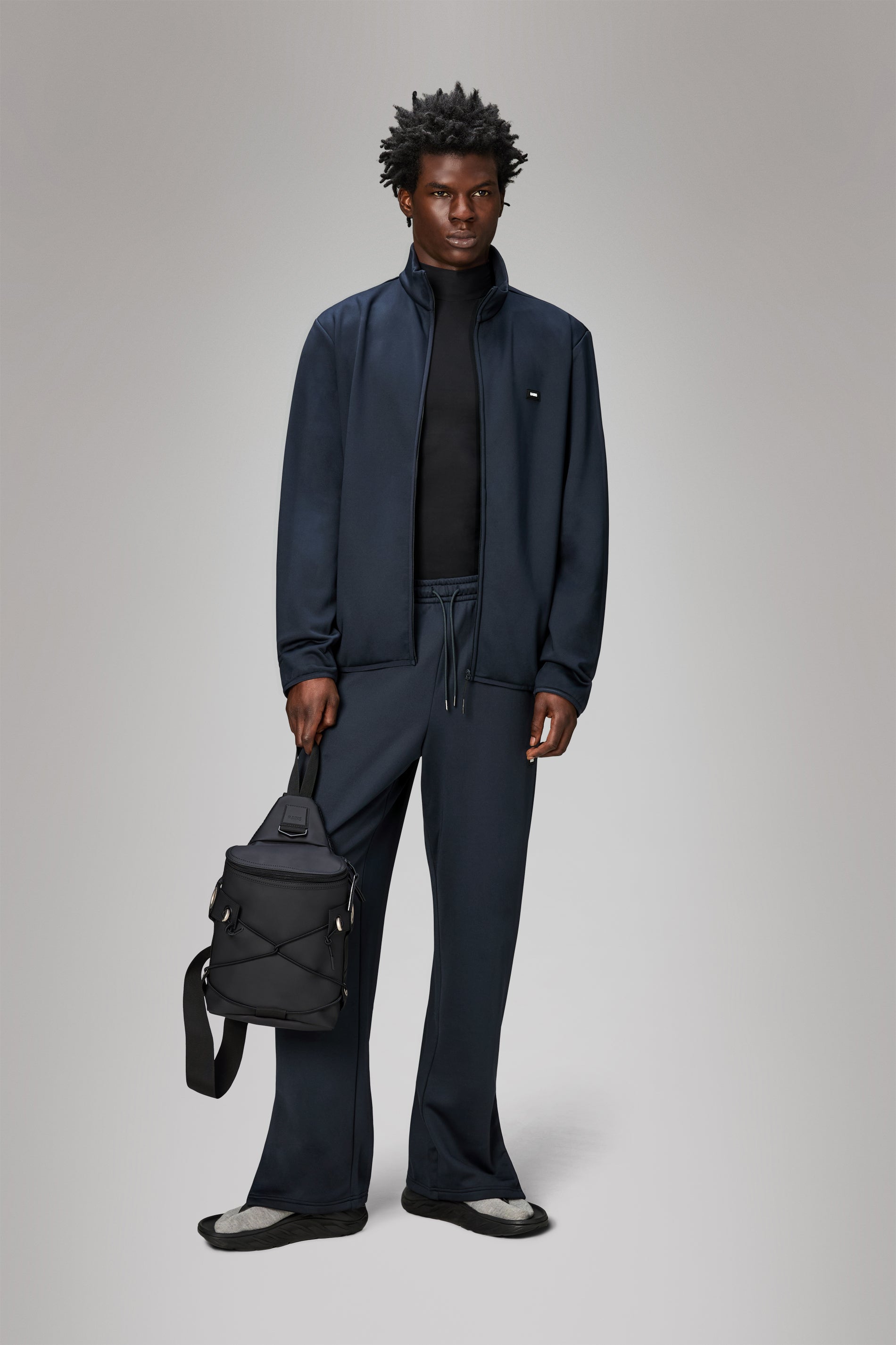 RAINS Sintra Fleece Jacket Navy Jacket