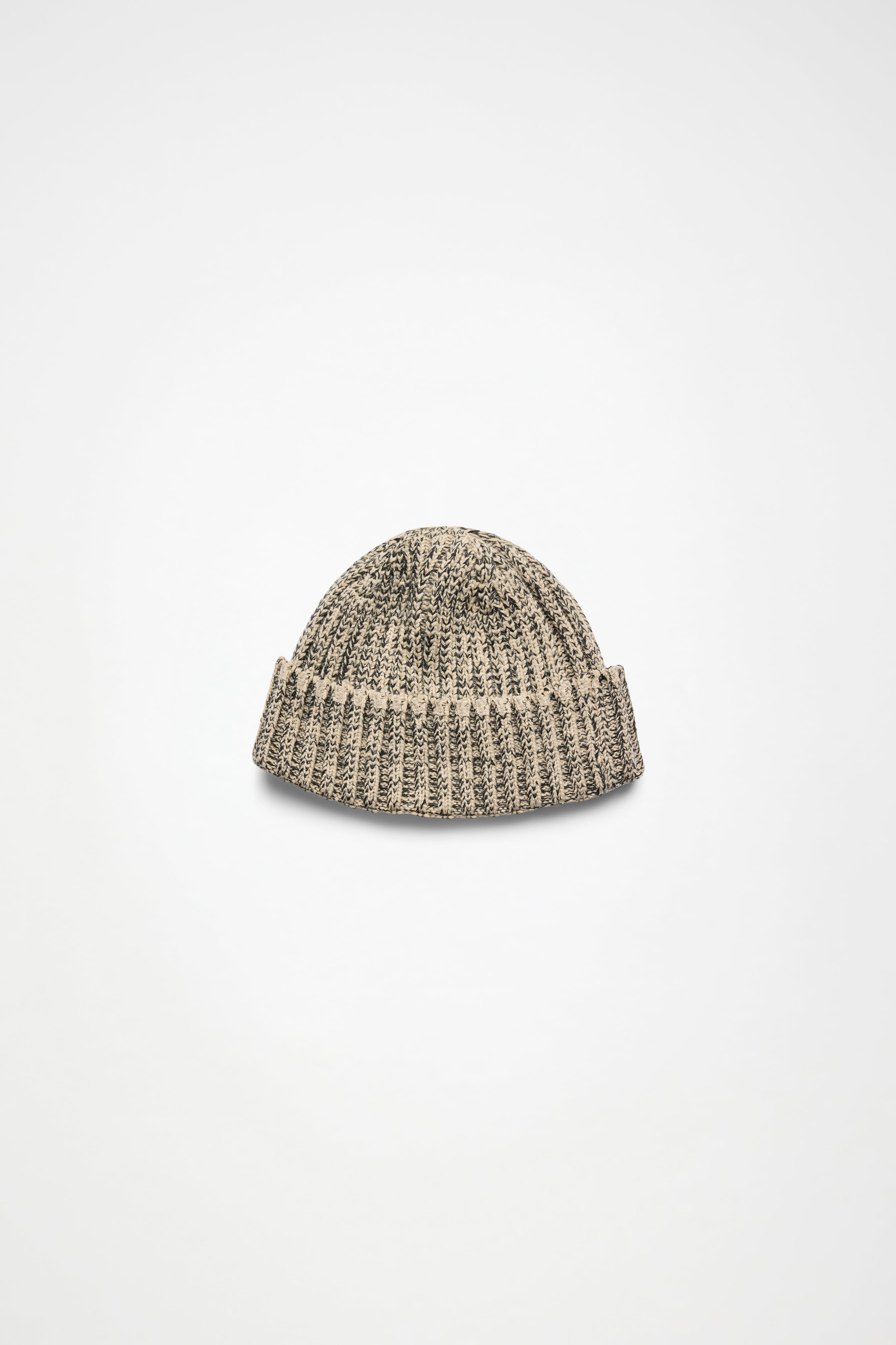 RAINS Sapa Knit Beanie Beige/Black Headwear