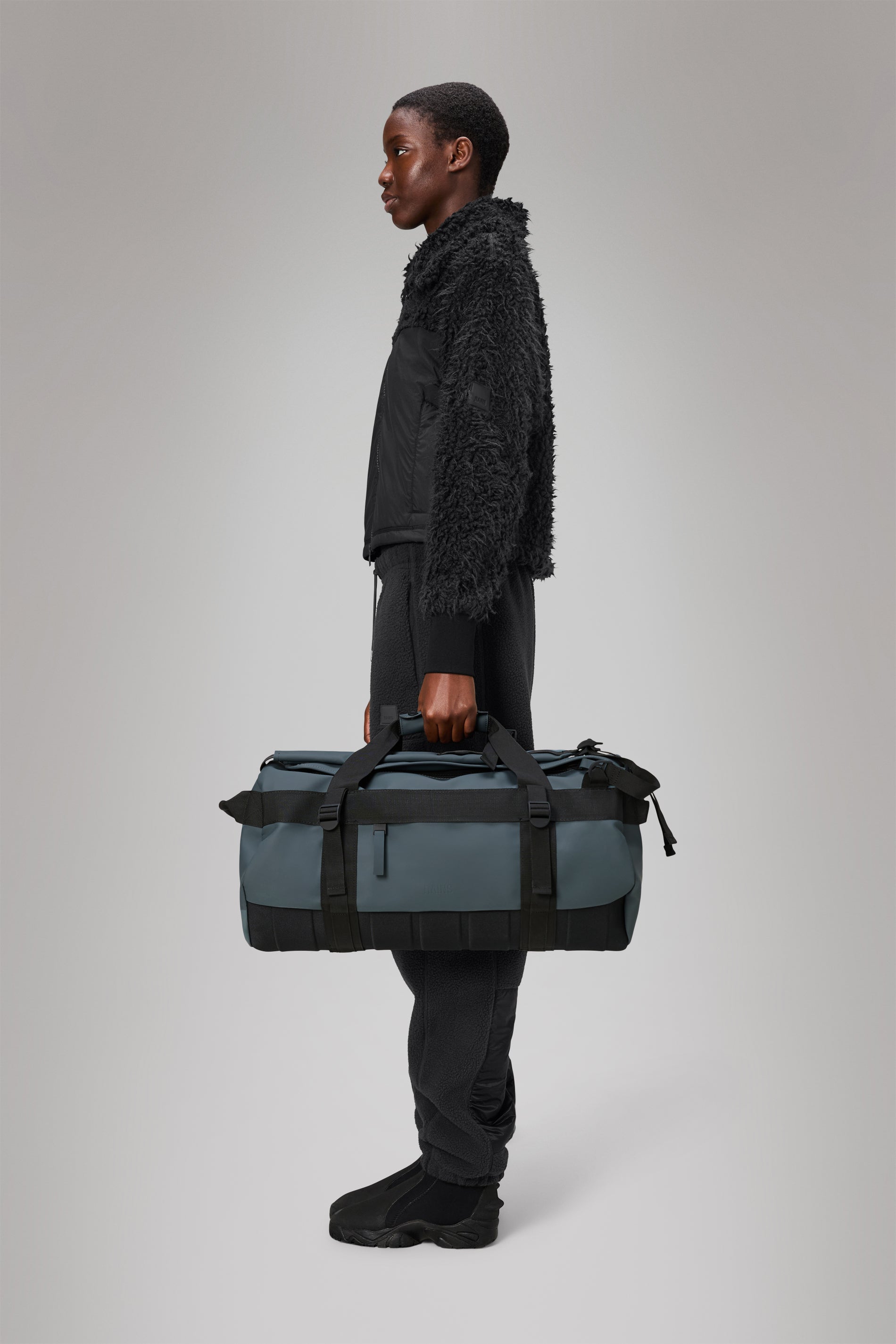 RAINS Texel Duffel Bag Small Lagoon Duffel