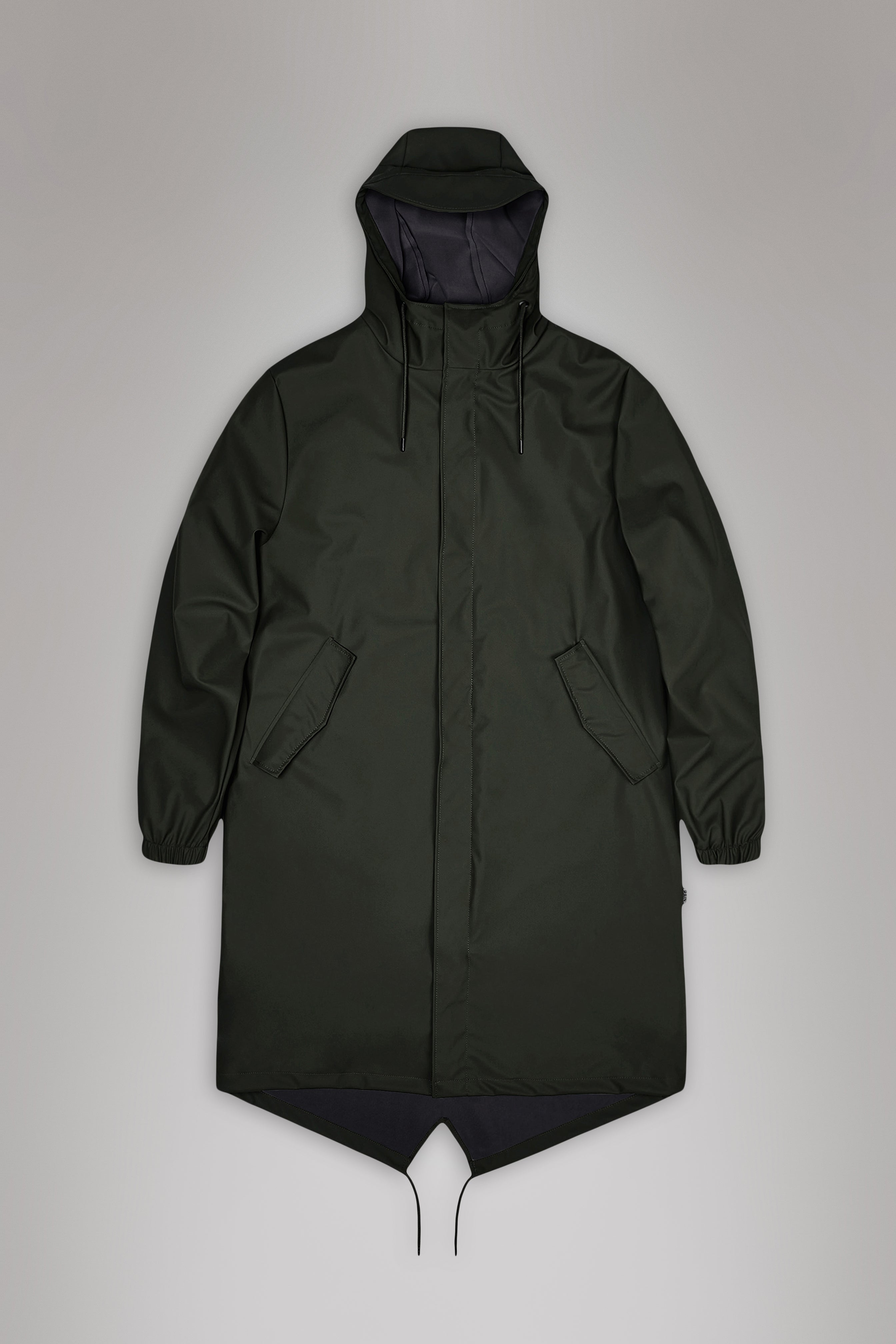 RAINS Fishtail Parka Green Jacket
