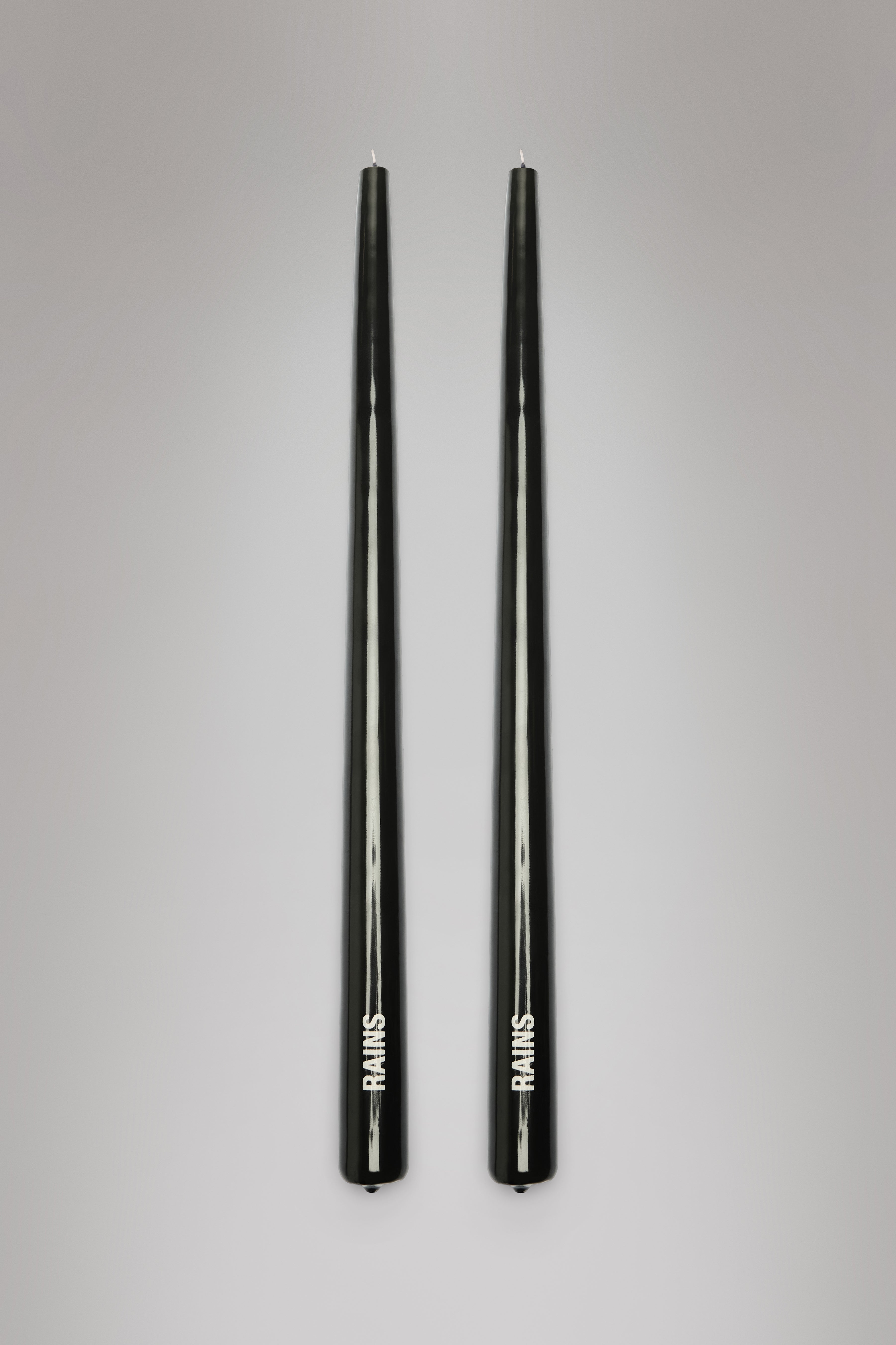 RAINS Taper Candles Black BWP
