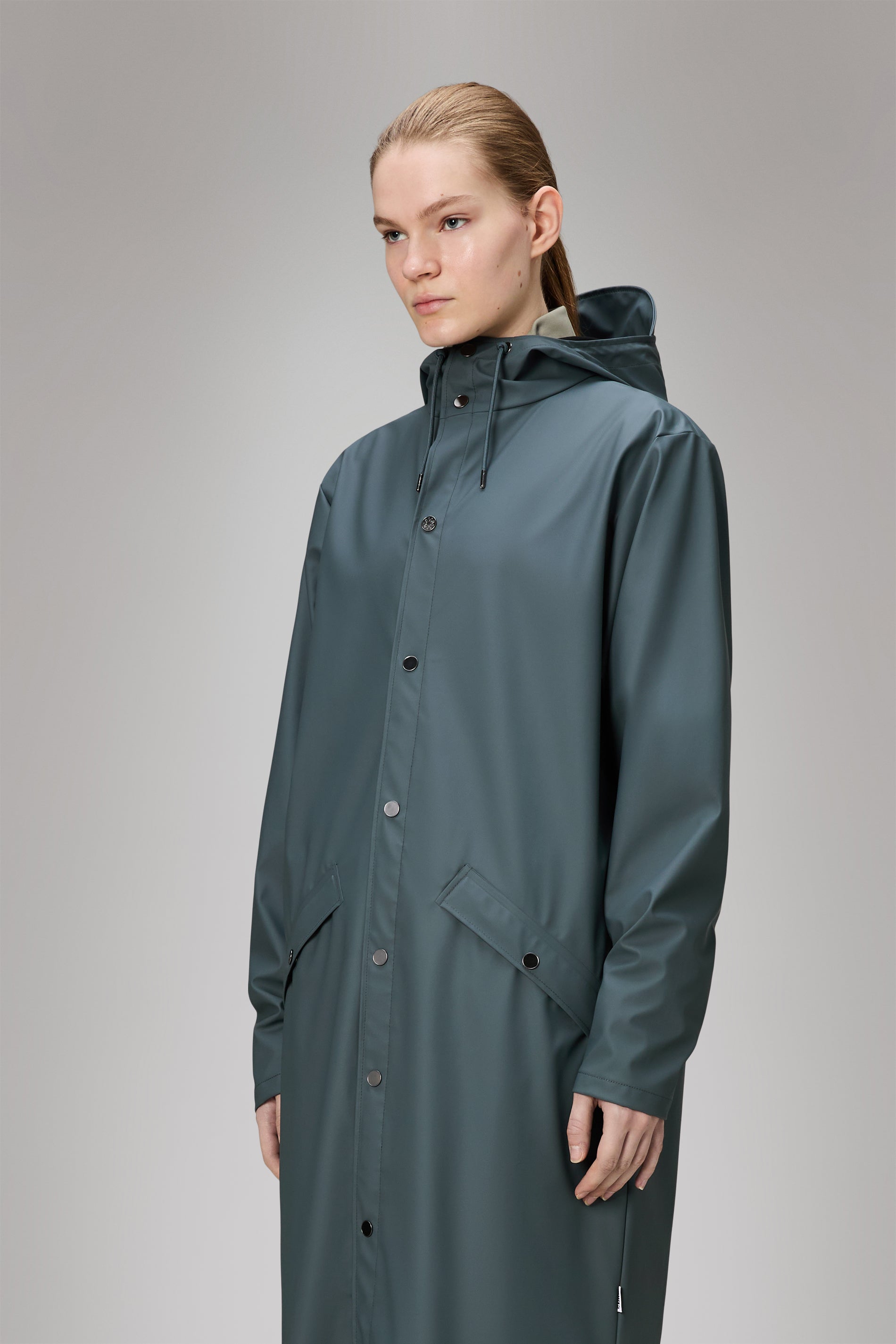 RAINS Longer Jacket Lagoon Jacket