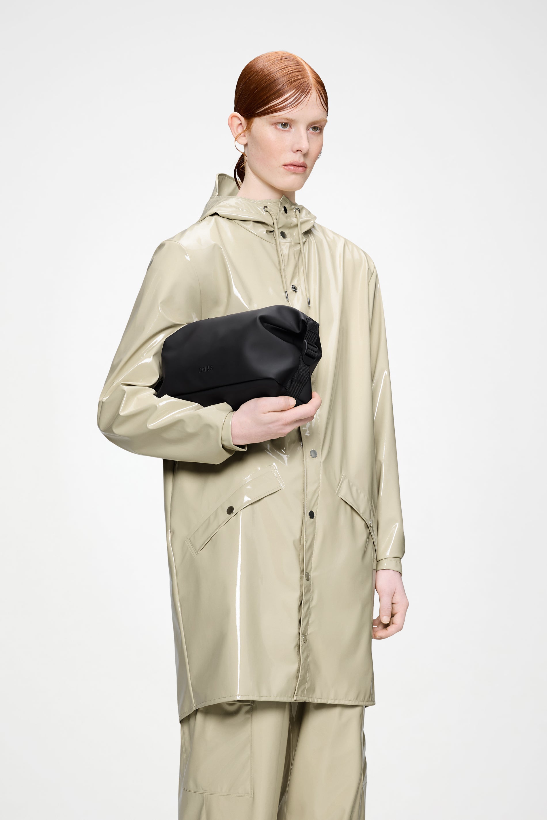 RAINS Hilo Wash Bag Black Wash Bag