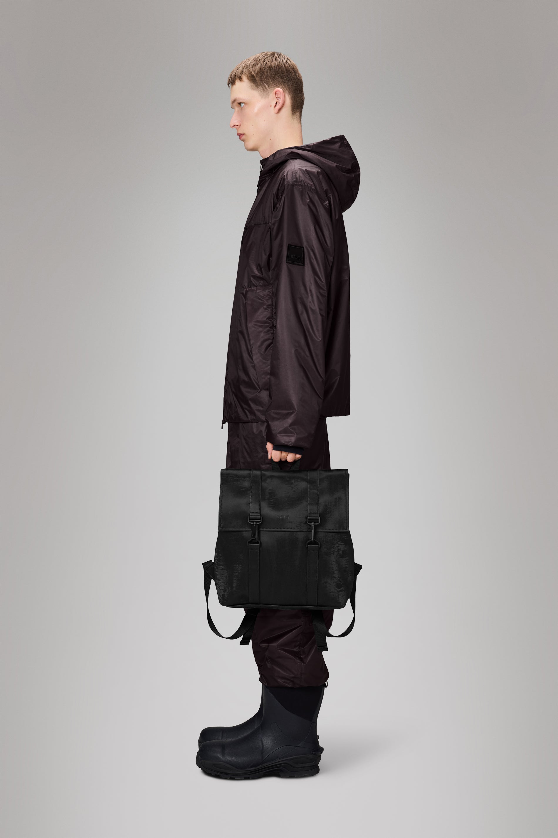 RAINS MSN Bag Mini Coal 12L H34 x D12 x W33 cm Backpack