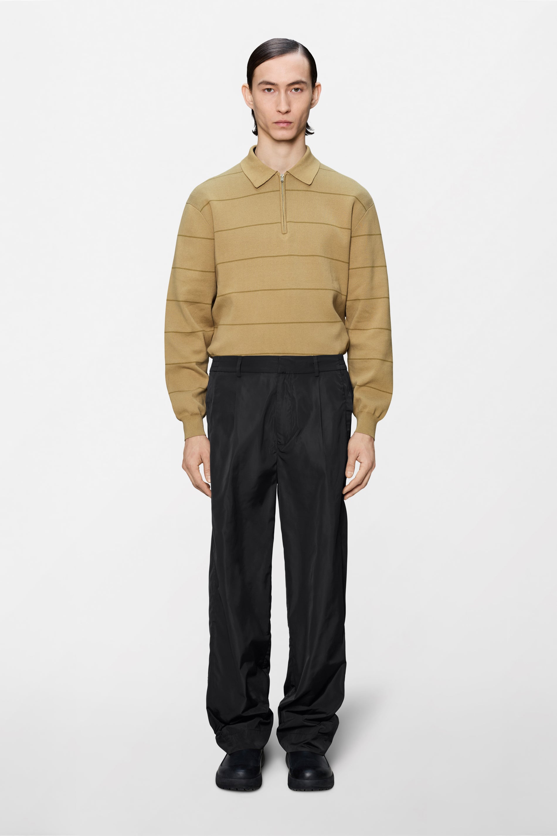 RAINS Relaxed Suit Pants Black Pants