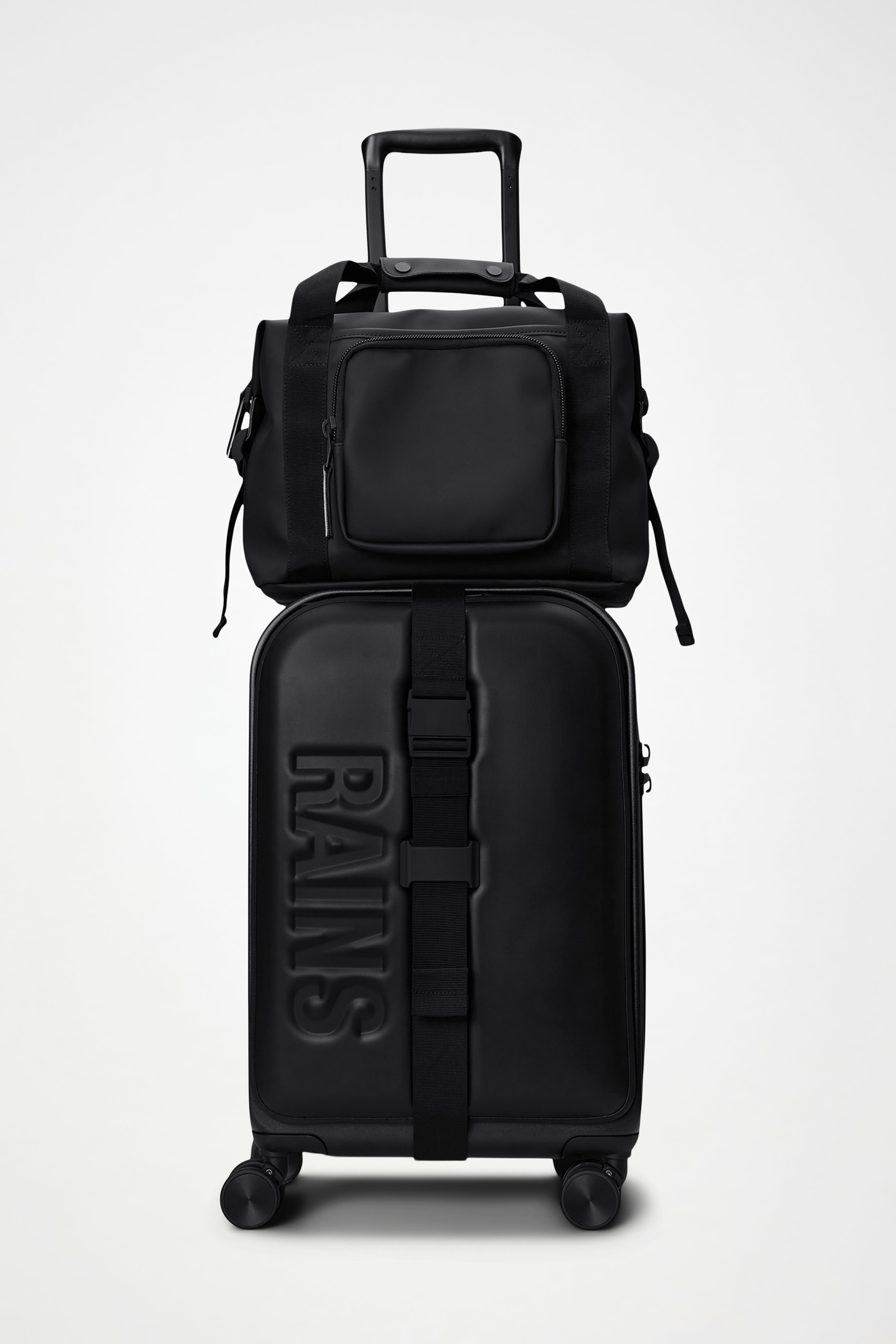 RAINS Texel Cabin Trolley Black 37L H55 x D25 x W33 cm Cabin