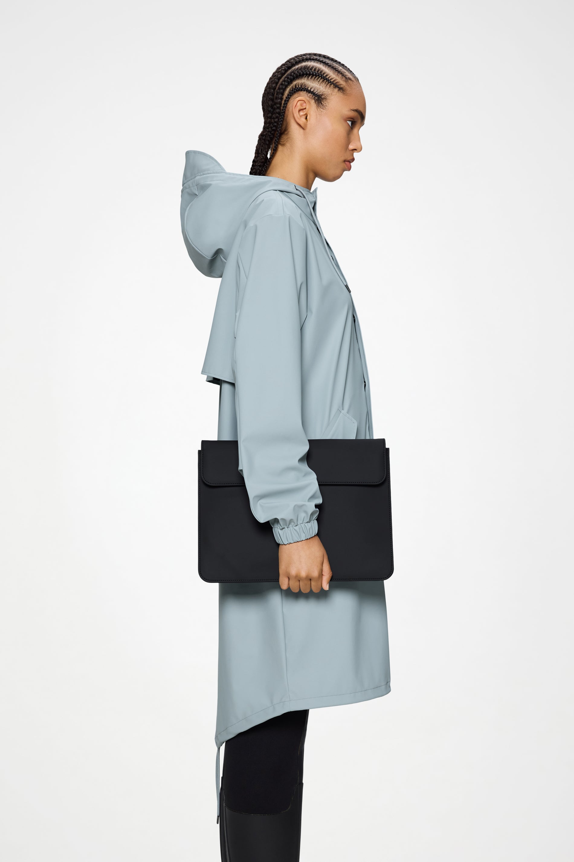 RAINS Laptop Portfolio 13″/14″ Black 0.50L H27 x D0 x W36.50 cm Laptop Case