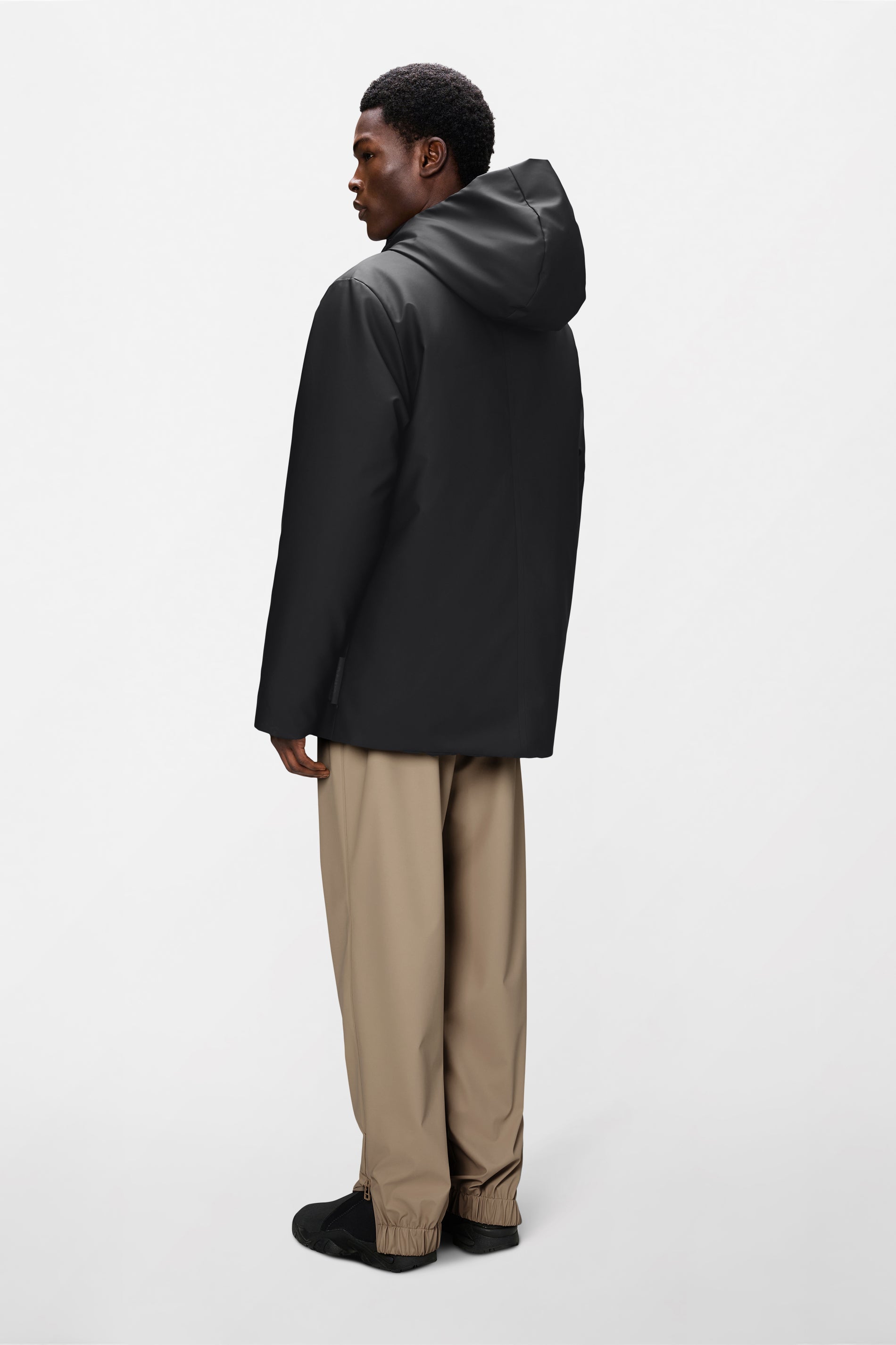 RAINS Nome Parka Black Jacket