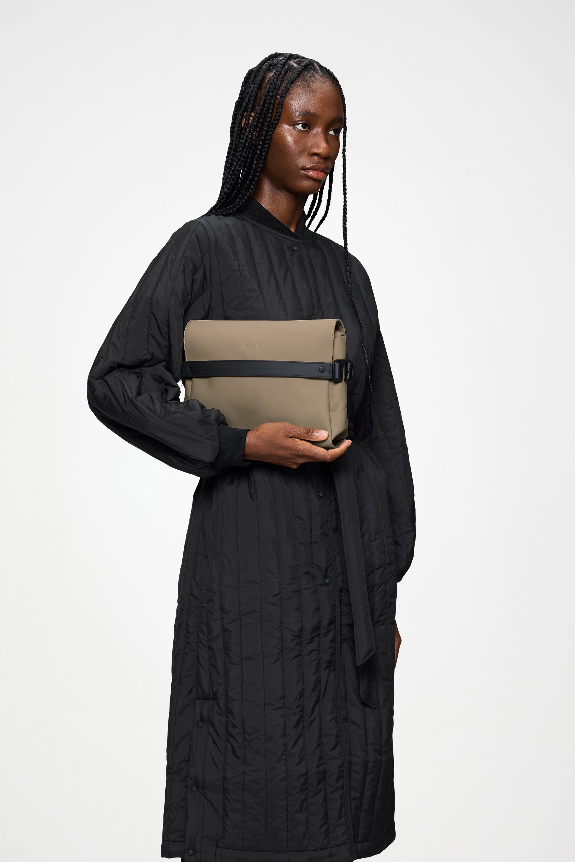 RAINS OTG Wash Bag Beige Wash Bag