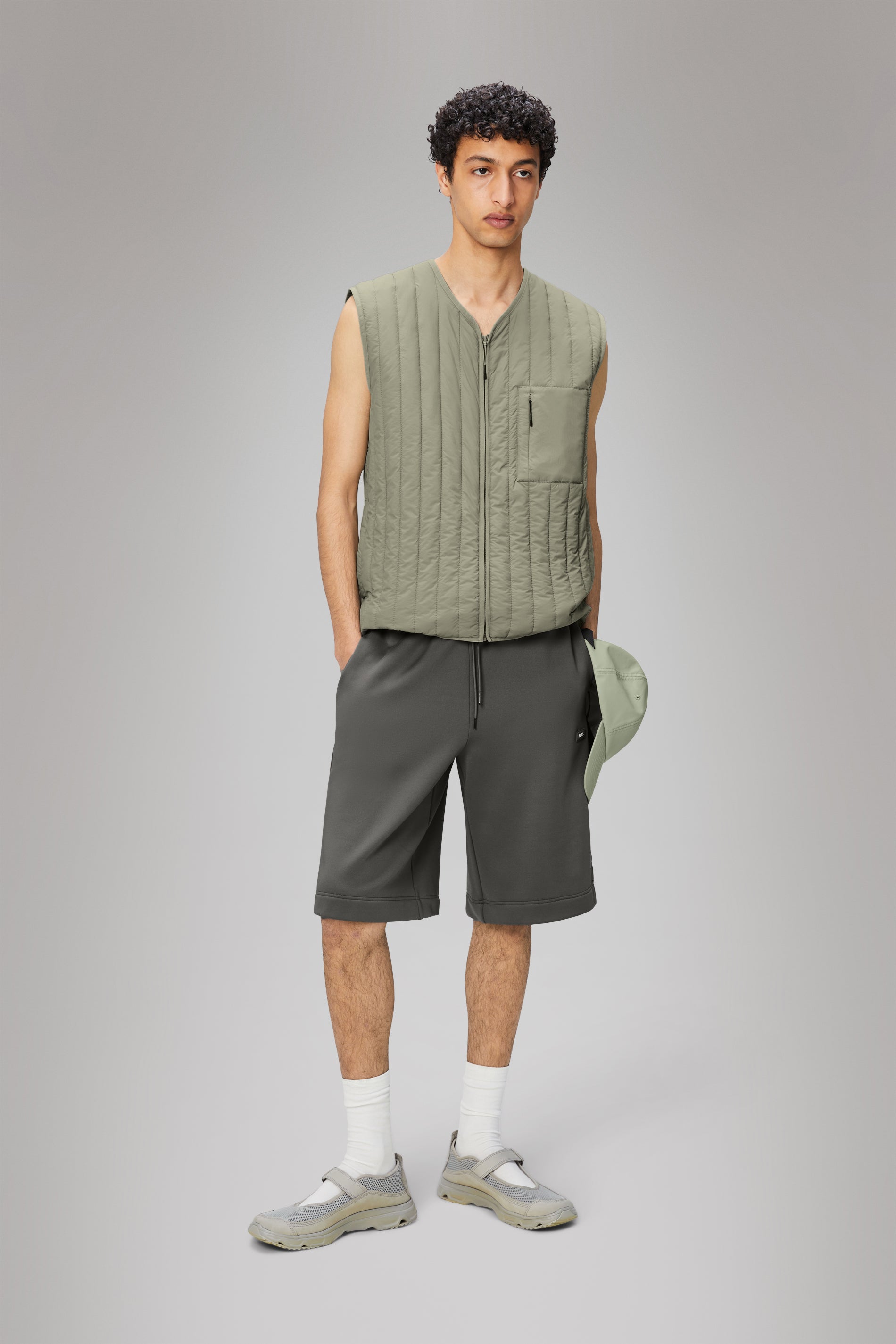 RAINS Banja Liner Vest Drift Short Sleeve