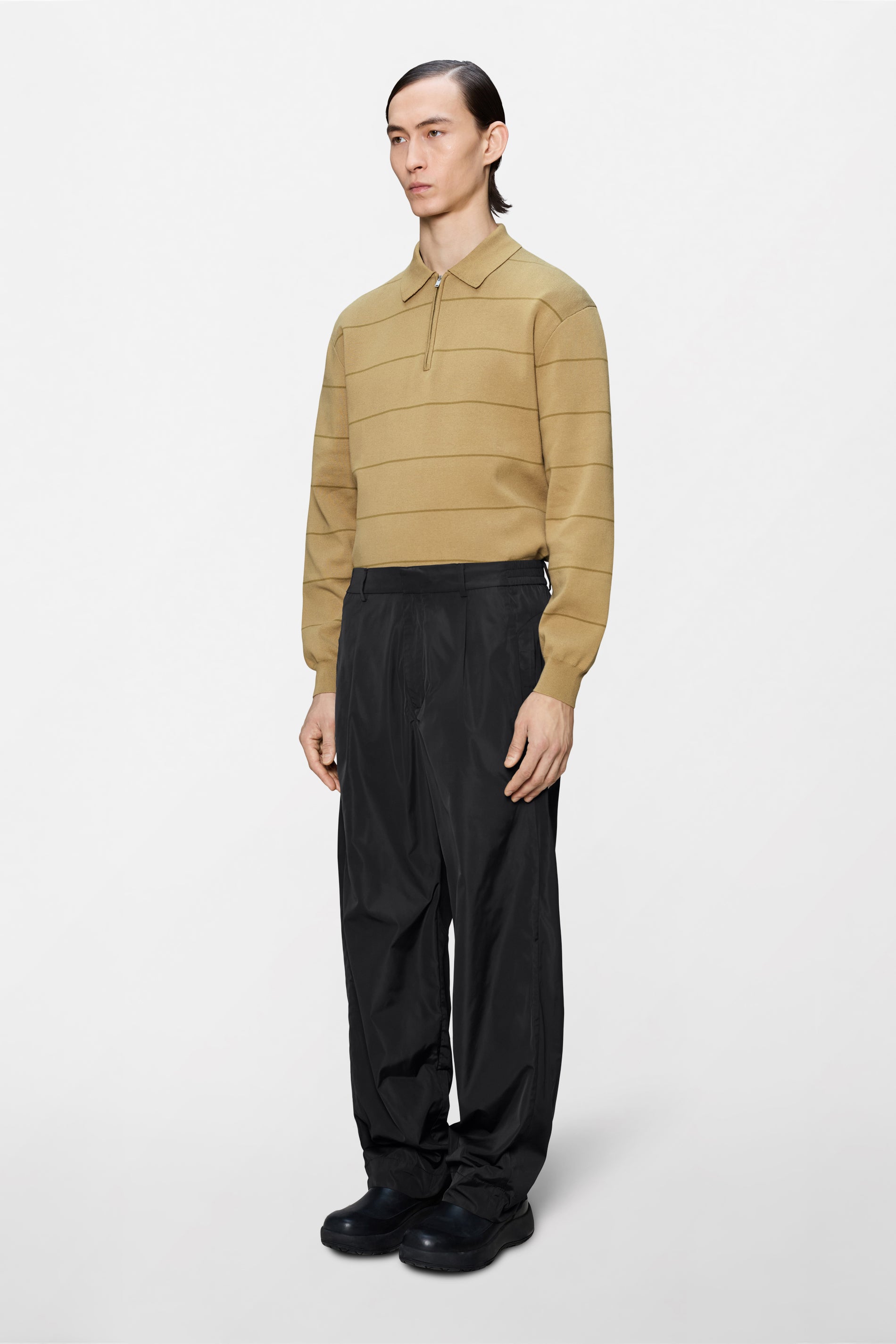 RAINS Relaxed Suit Pants Black Pants