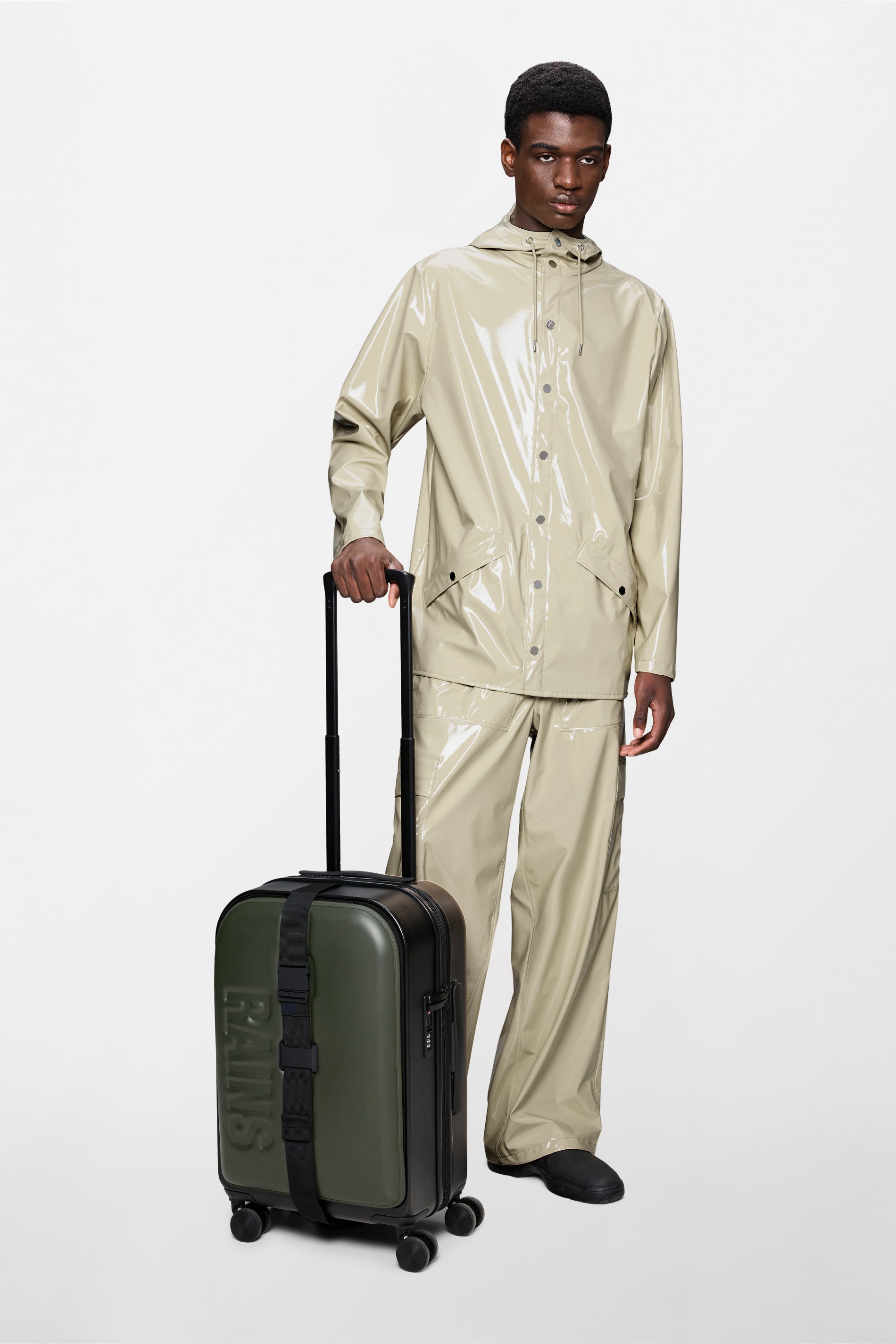 RAINS Texel Cabin Trolley Green Cabin