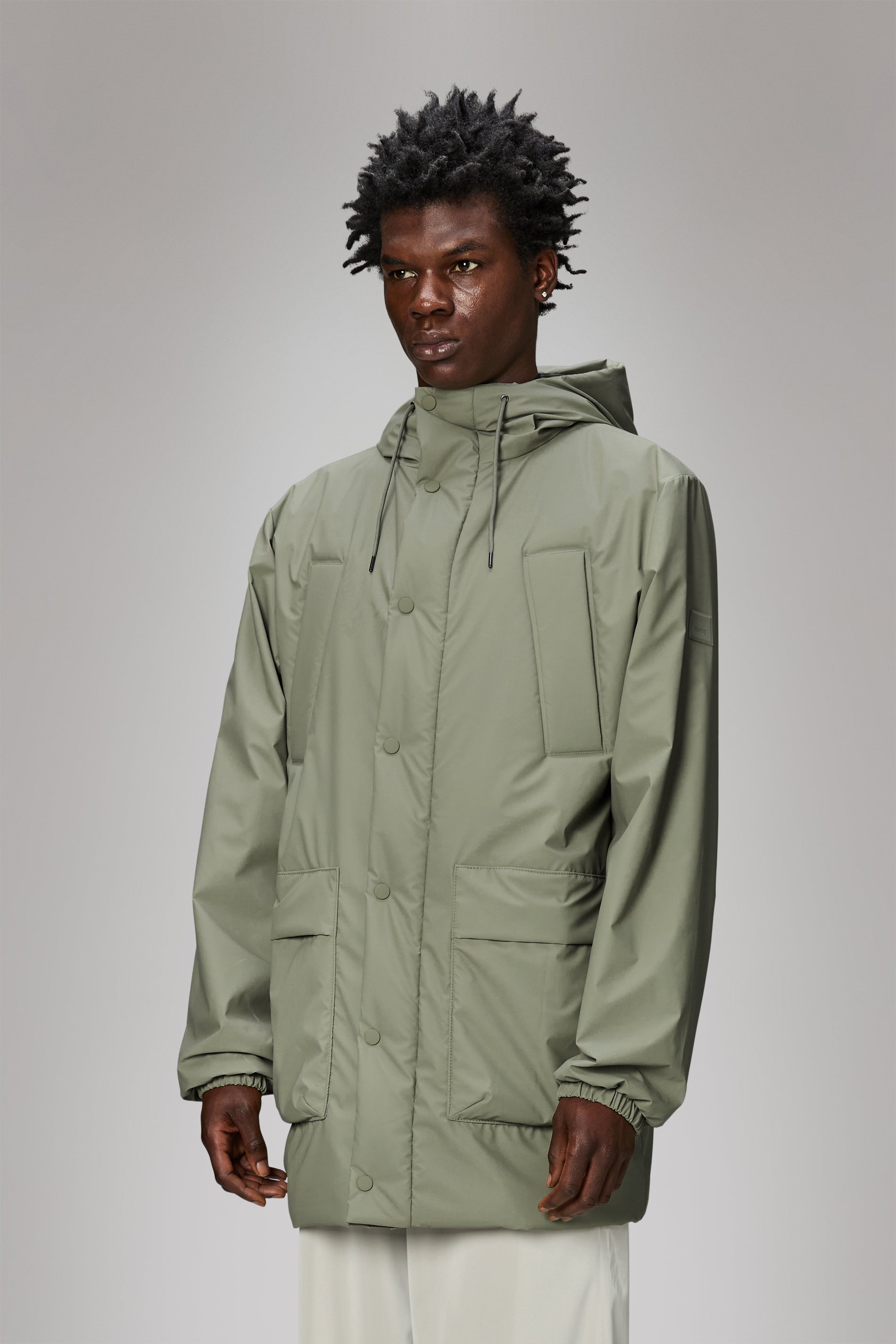 RAINS Lohja Long Insulated Cargo Jacket Drift Jacket