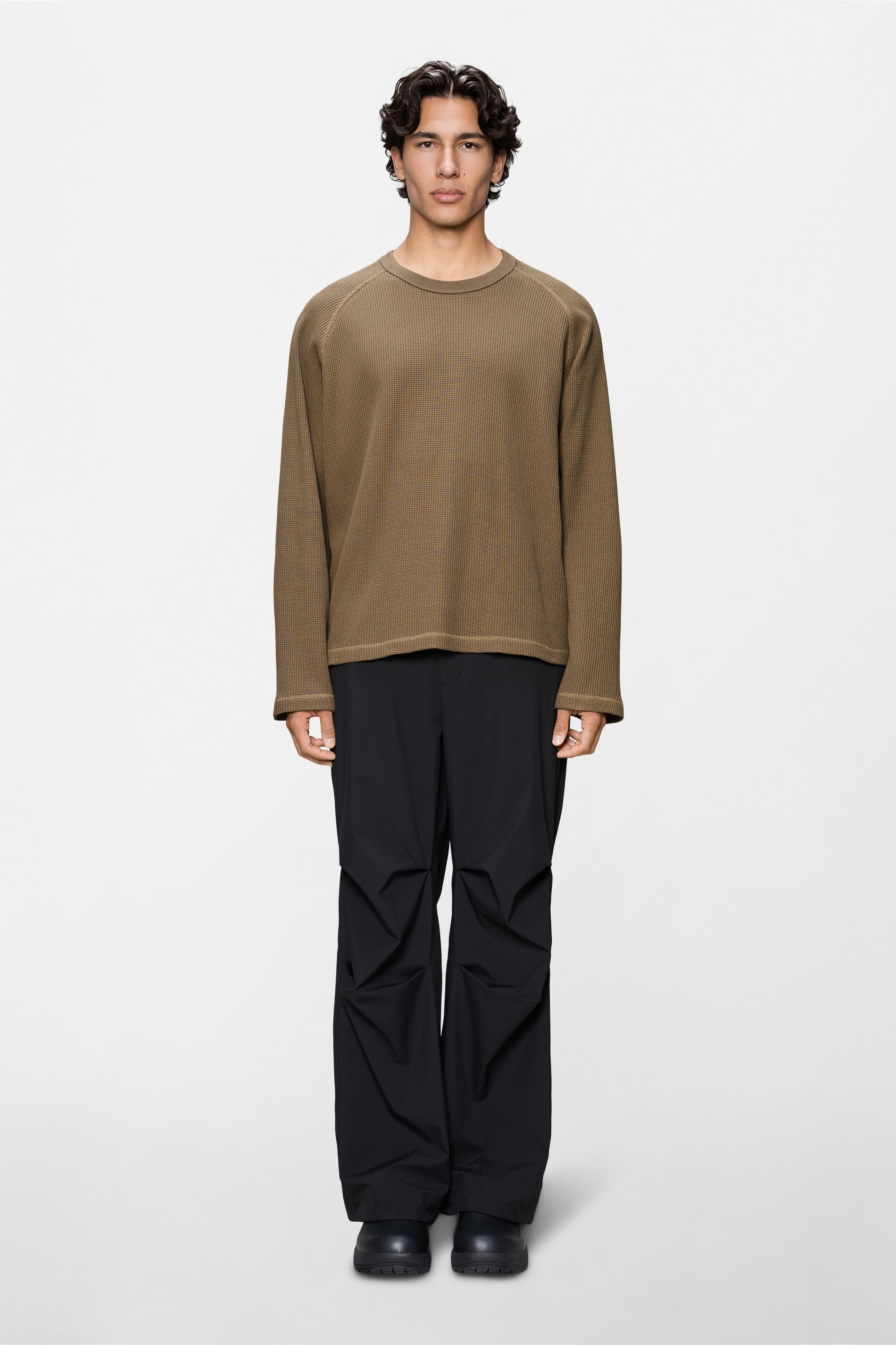 RAINS Waffle Long Sleeve T-Shirt Rains Splinter Long Sleeve
