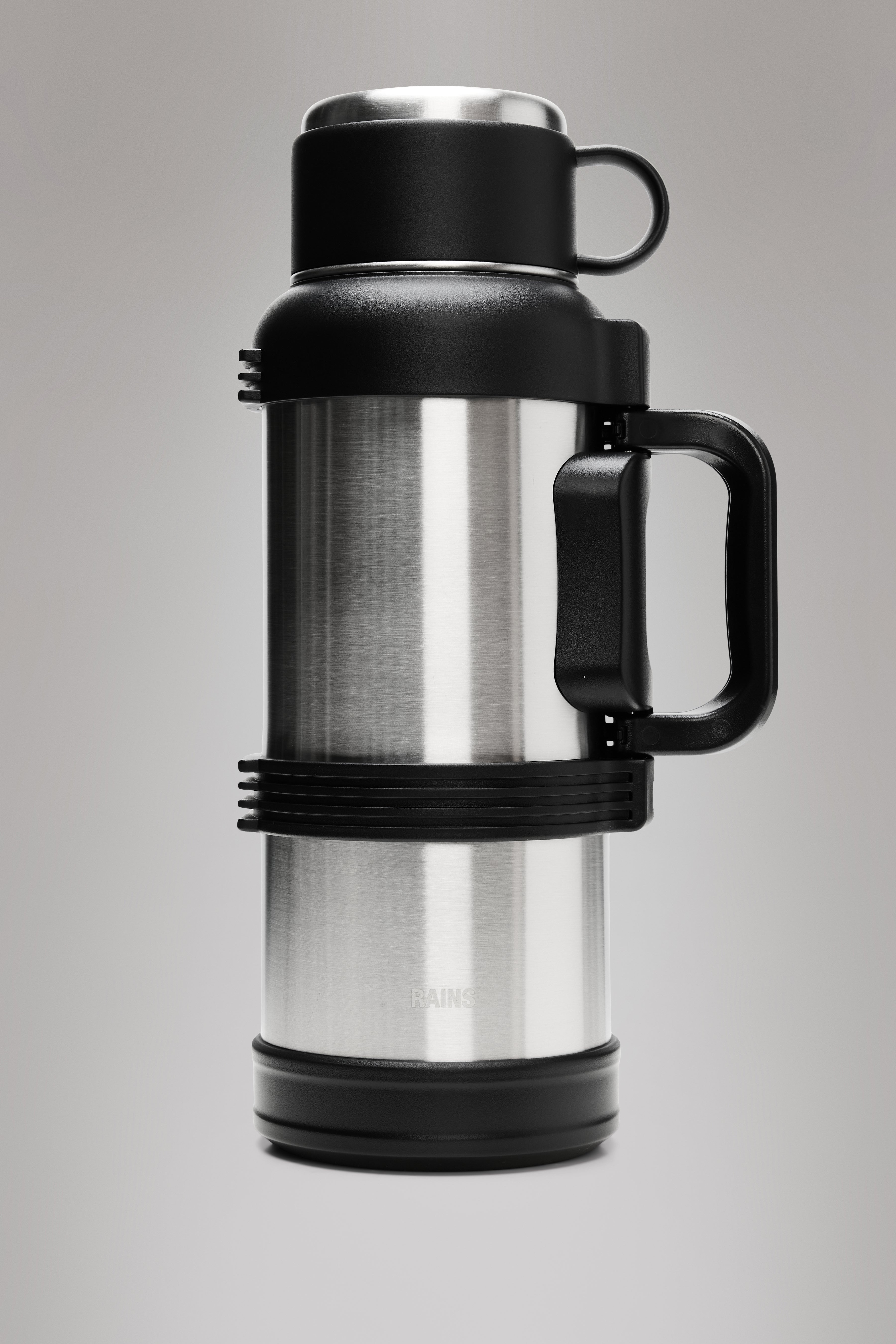 Rains Stainless Steel Tumbler Vacuum Flask 2000ml Steel Coffee Mugs