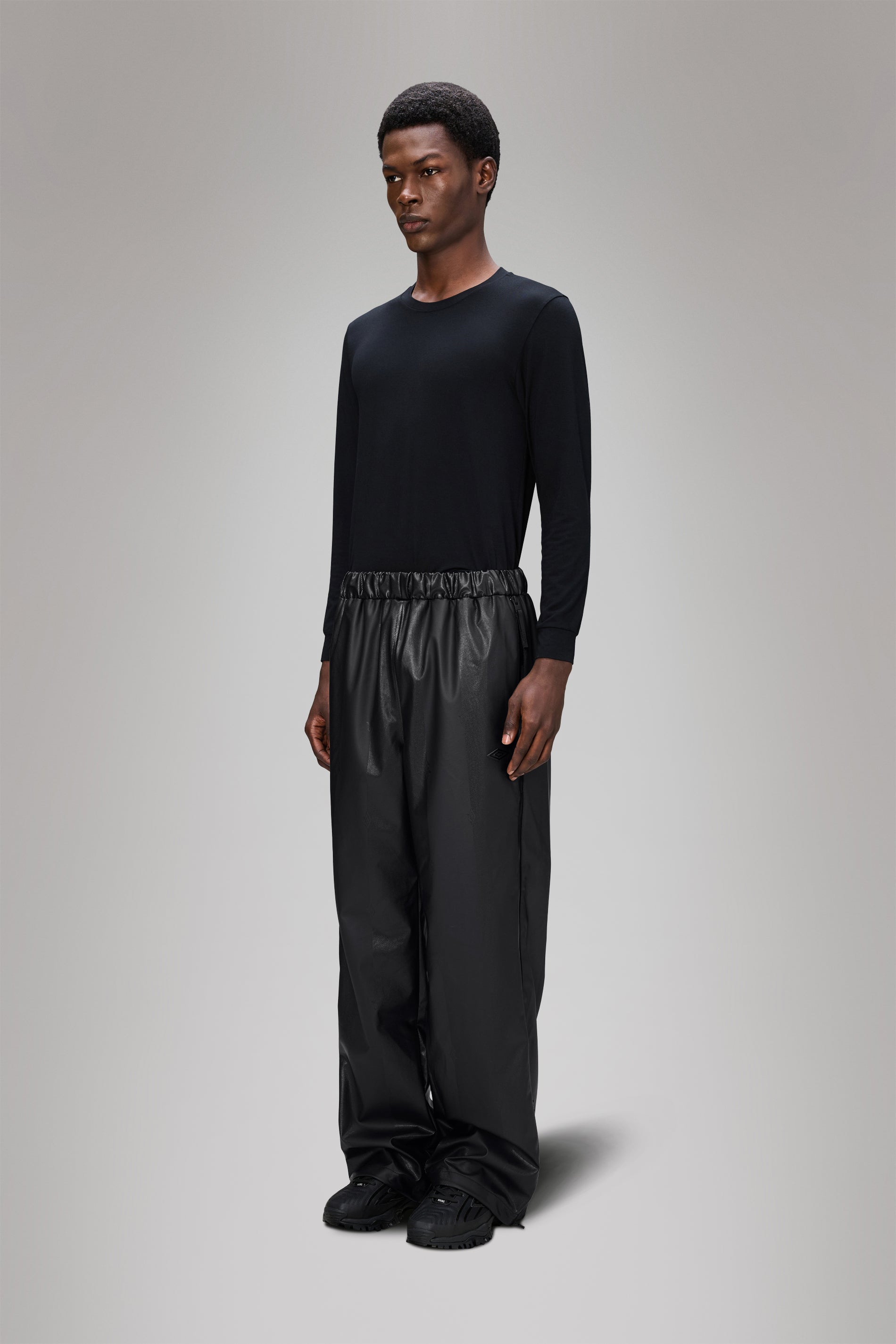 RAINS Rains x Umbro Apollo Pants Wide Black Pants