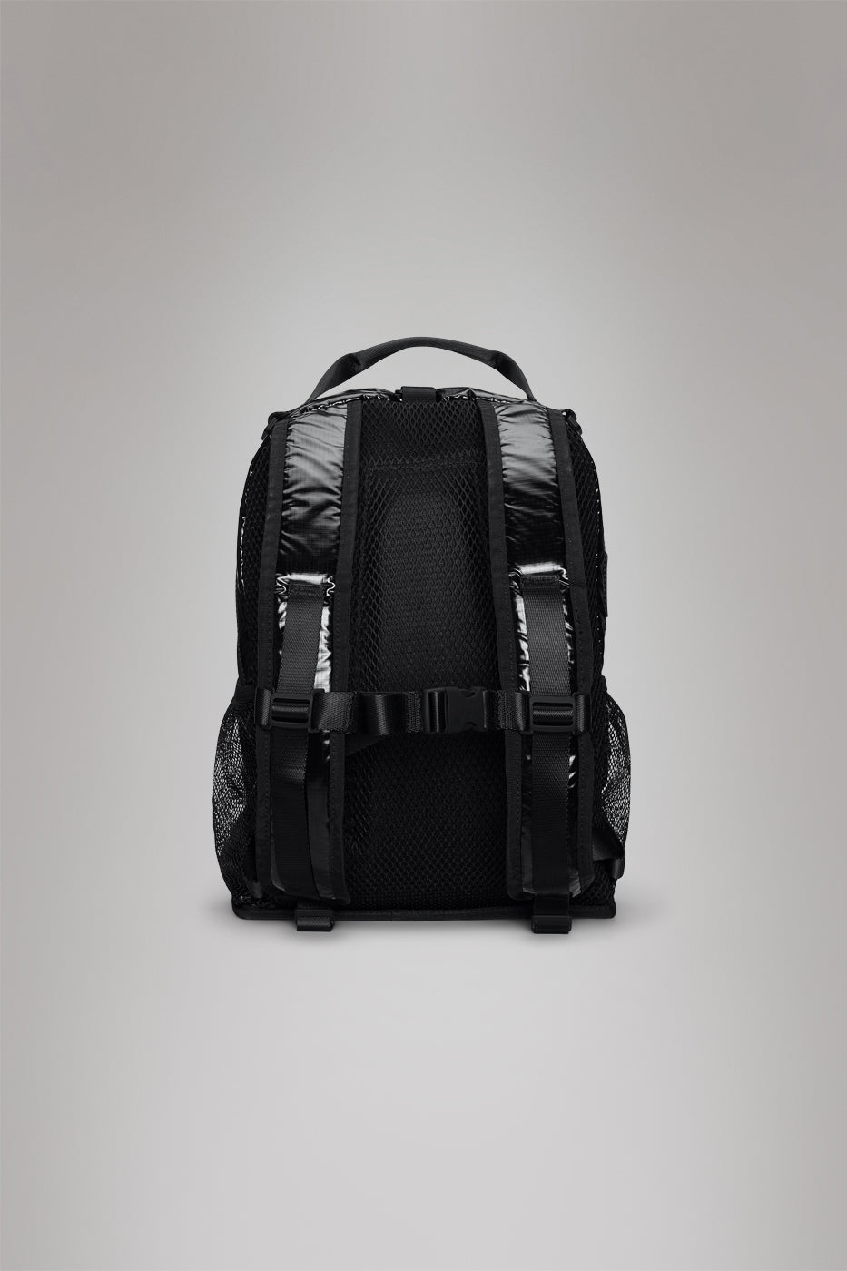 RAINS Sibu Clip Front Backpack Black Backpack