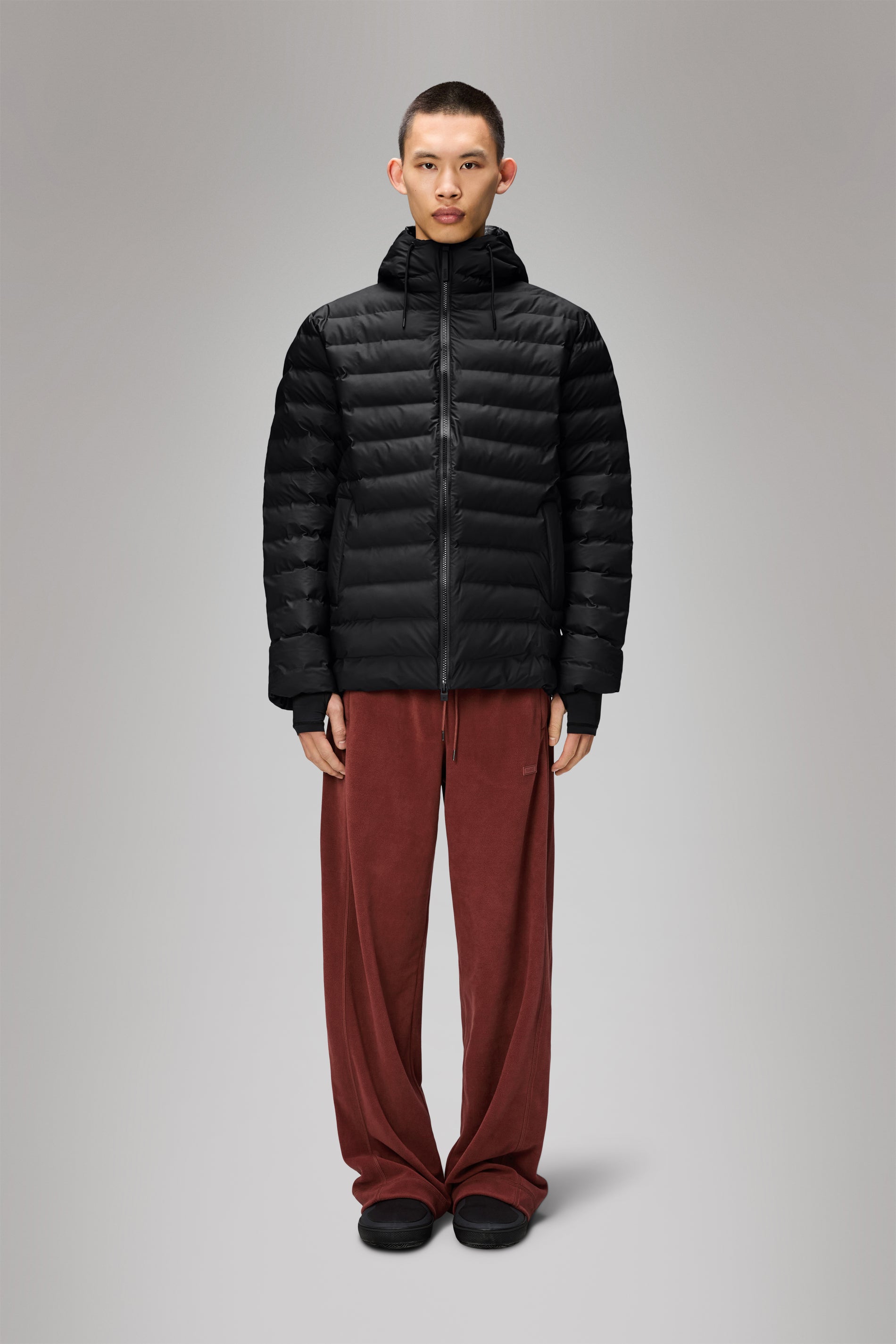 Rains Lohja Puffer Jacket Black Jacket